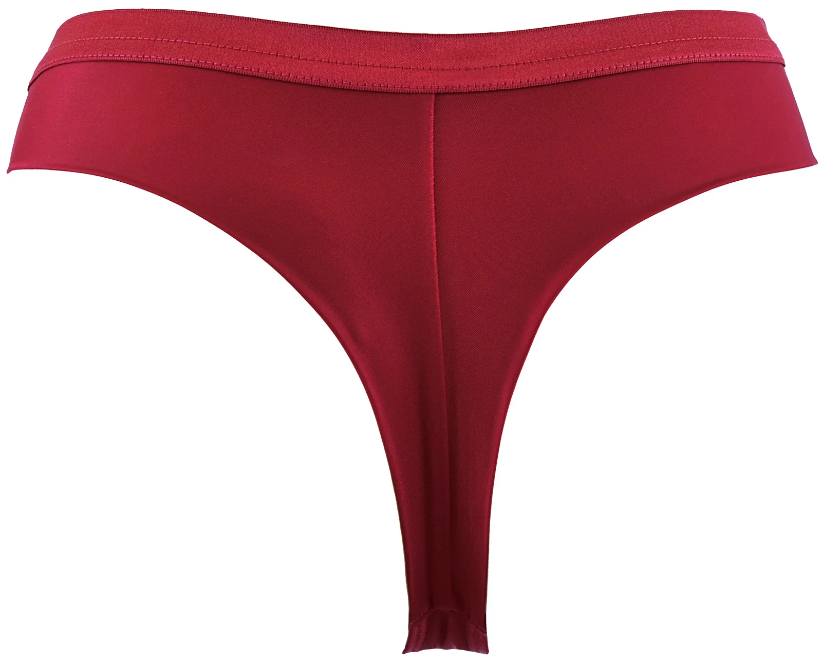 Axami Linea Burgundy Soft Brazilian Thong Panty - Image 4
