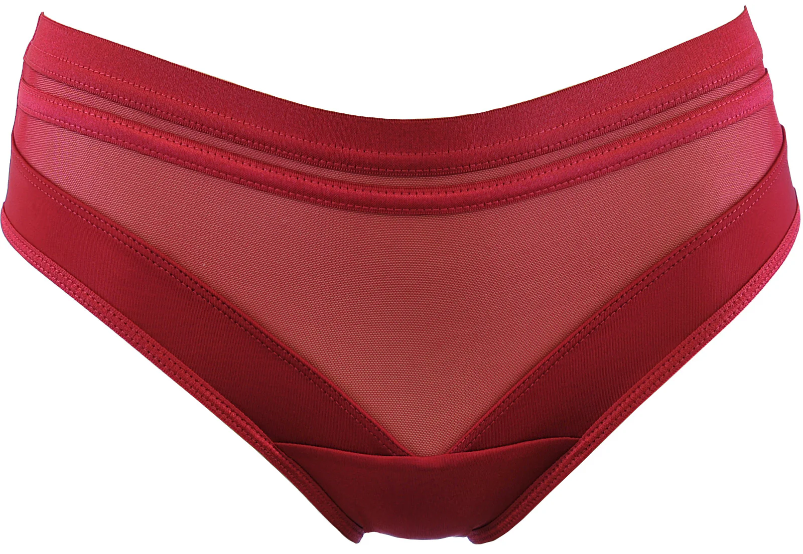 Axami Linea Burgundy Soft Bikini Panty - Image 3