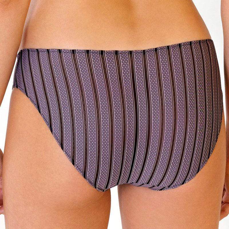 Soft Stretch Bikini Panty Daisy Stripe - Image 2