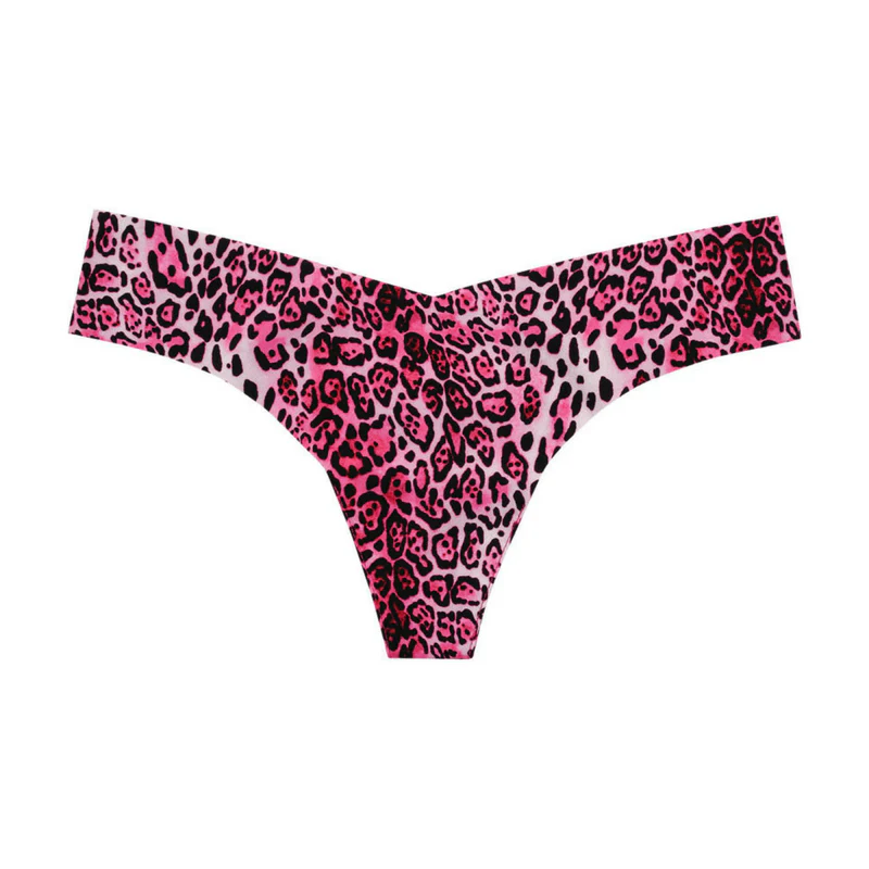Playful Print Seamless Thong Panty Commando - Image 3