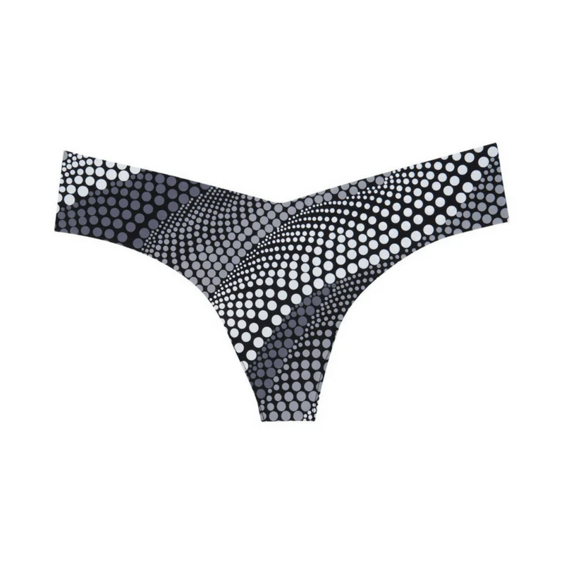 Playful Print Seamless Thong Panty Commando - Image 6