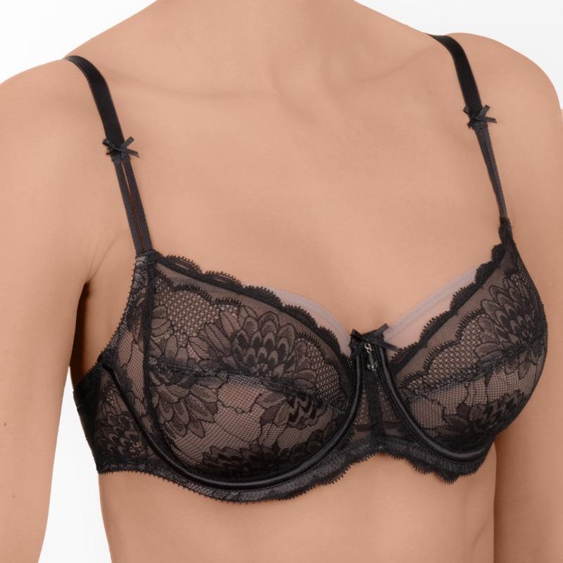 Conturelle Whisper Semi Sheer Lace Full Figure Bra - Image 3