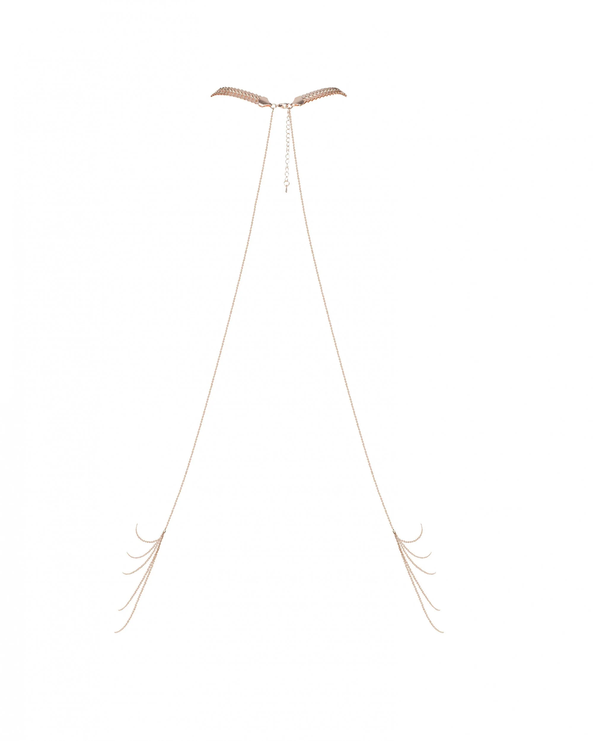Obsessive Bijou Gold Draped Body Chain - Image 6