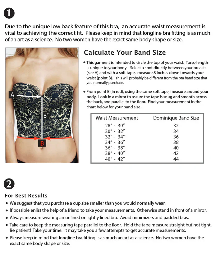 Lace Strapless Bustier Dominique Estrada Black - Image 6