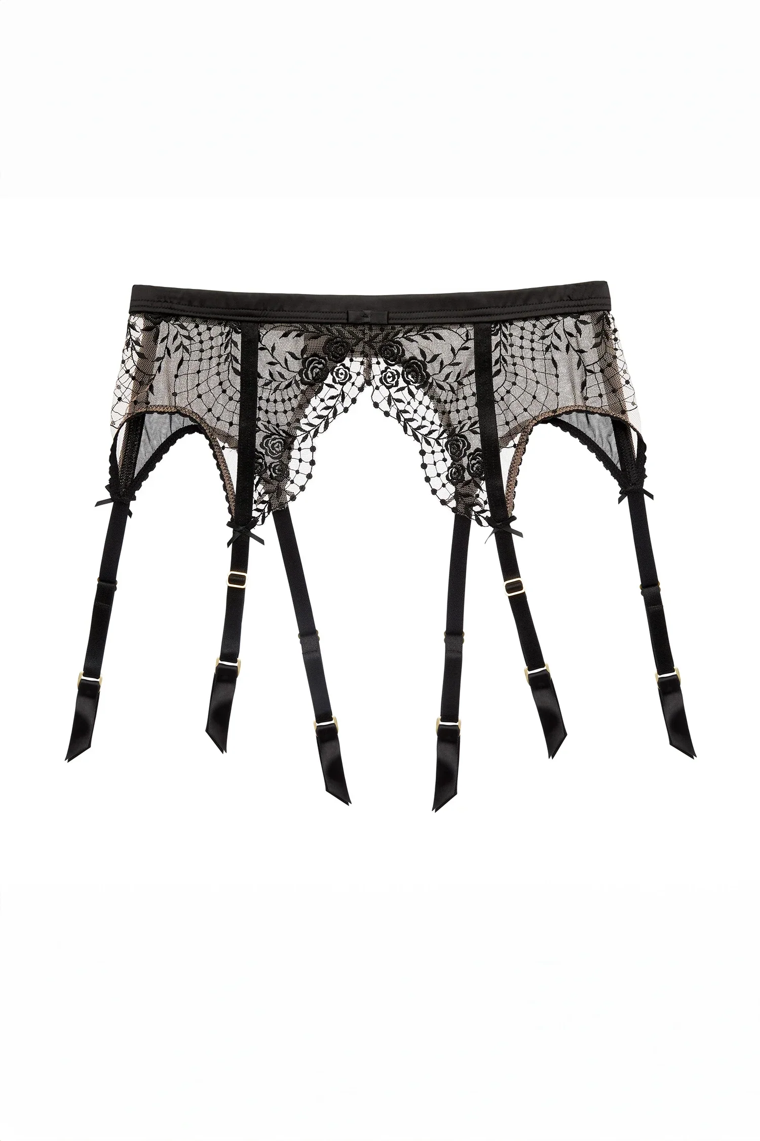 Dita Von Teese Julie's Roses Sheer Garter Belt - Image 3