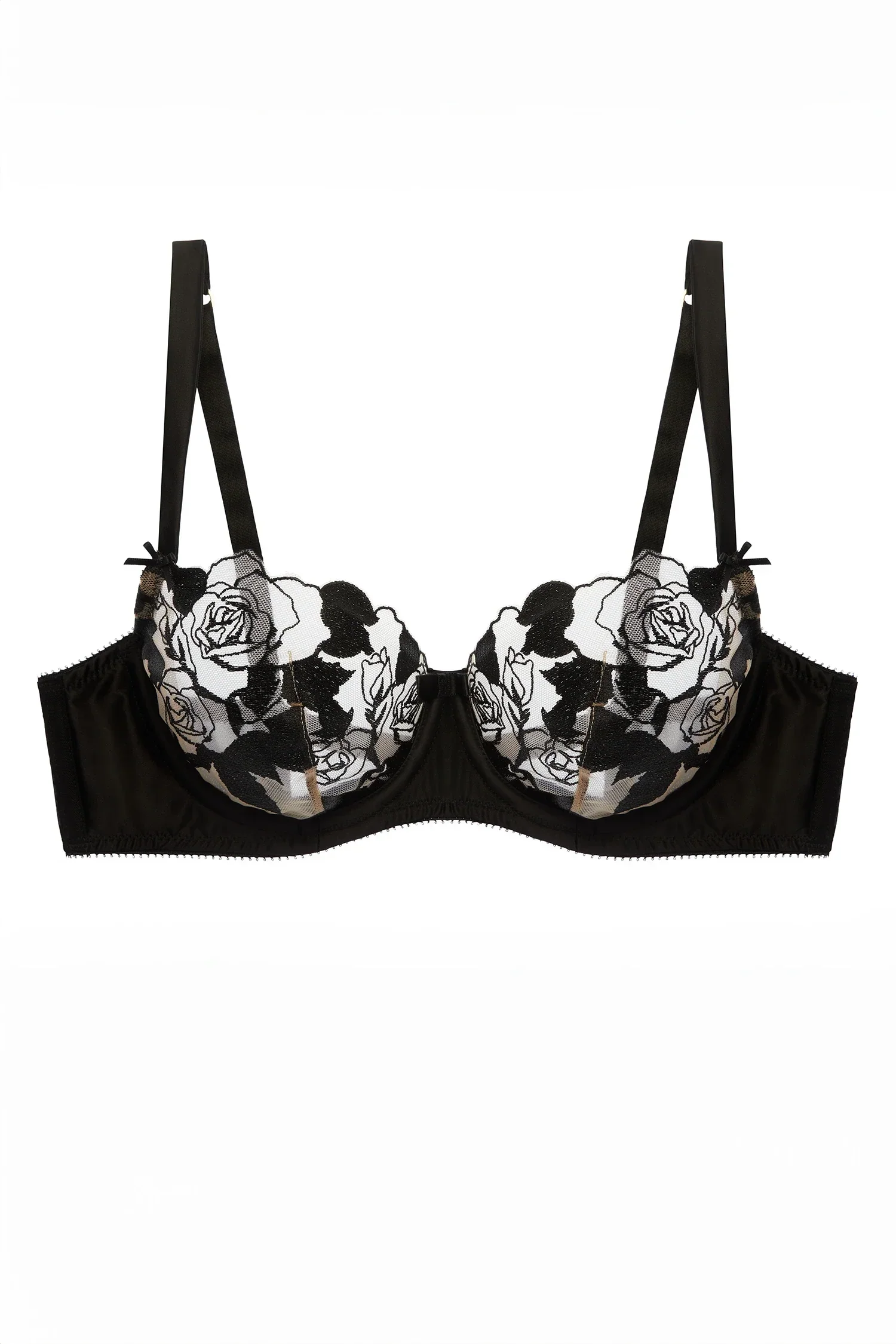 Dita Von Teese Rosabelle Underwire Balconette Bra Black - Image 4