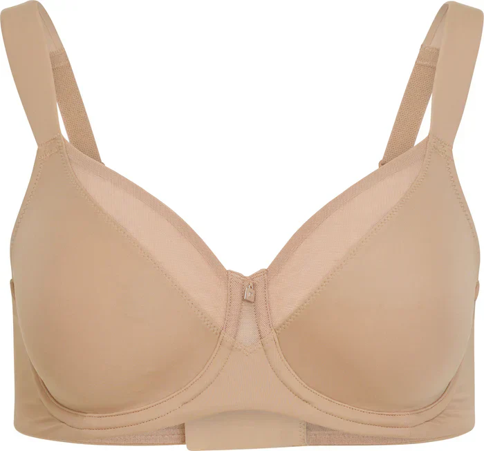 Smoothing Comfort Underwire Minimizer Bra Mocha - Elegant Lift & Support - Image 6