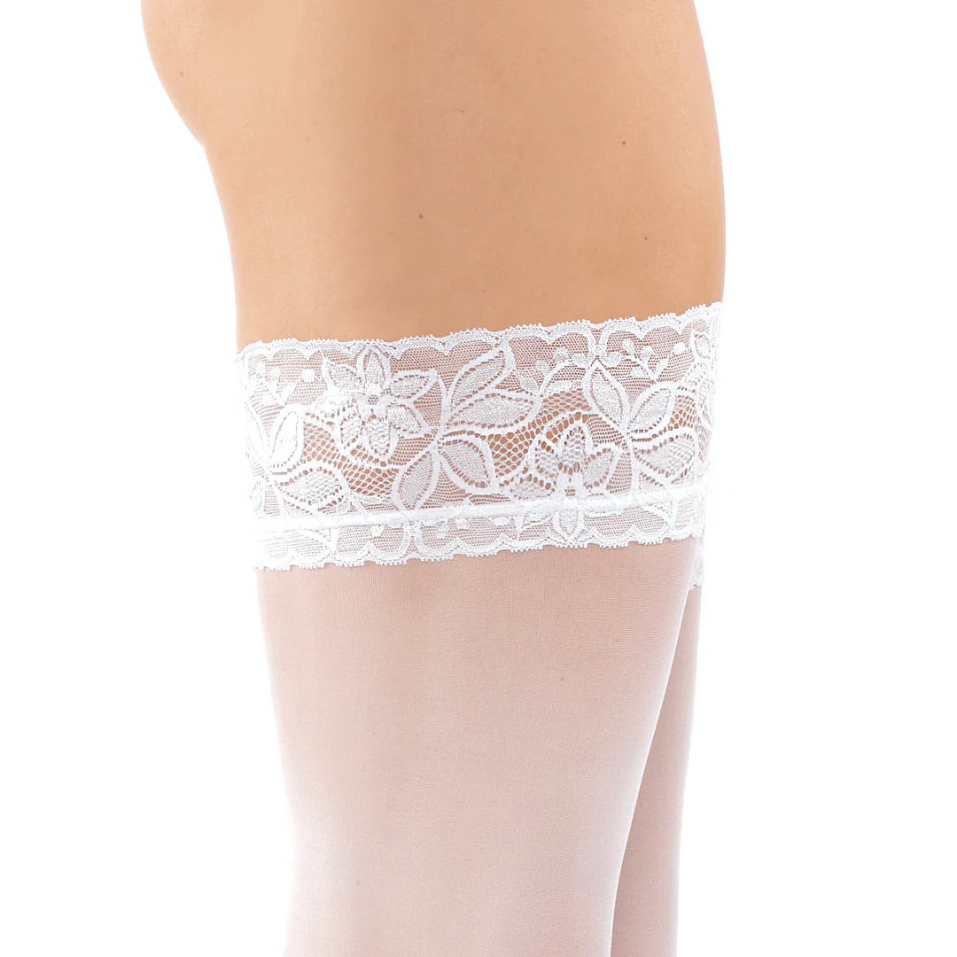 Gorteks Stockings Elegant Lace Hold-Up Bridal 15 Den - Image 7