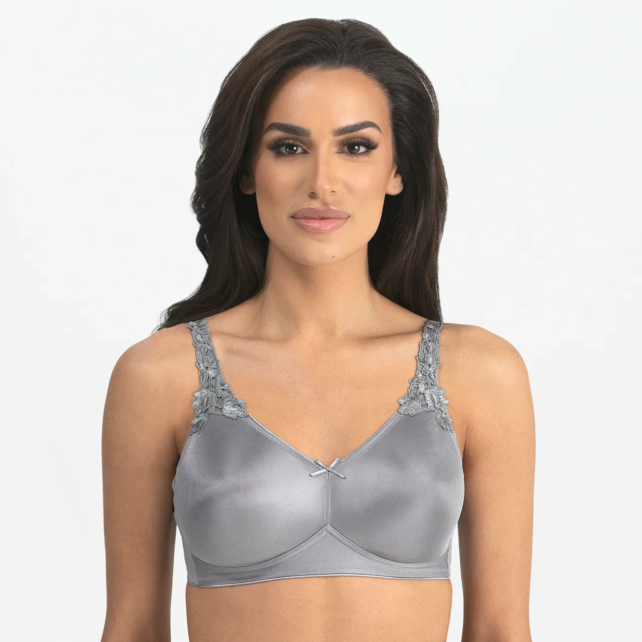 Dominique Jilian Gray Everyday Wireless Minimizer Bra - Image 2
