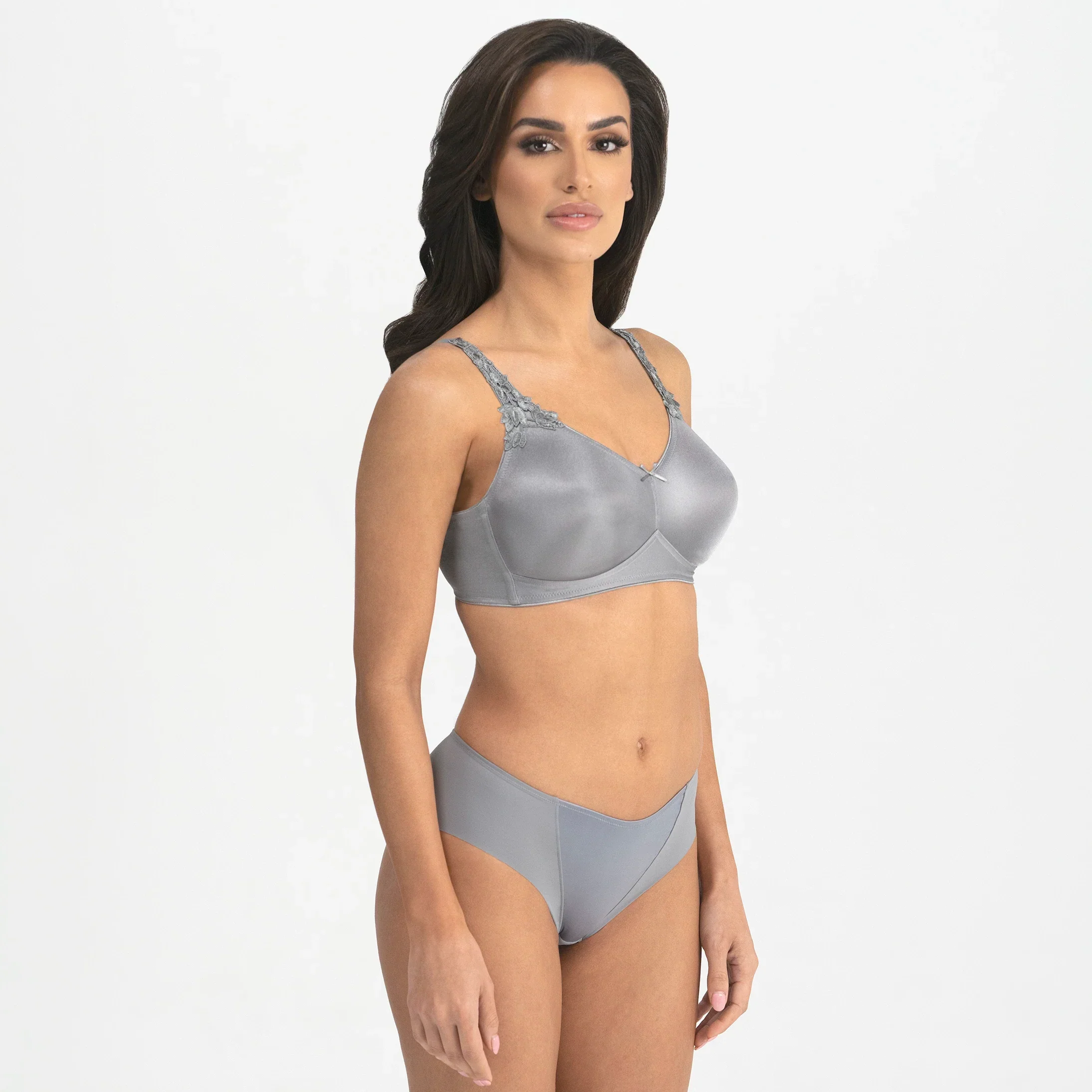 Dominique Jilian Gray Everyday Wireless Minimizer Bra - Image 4
