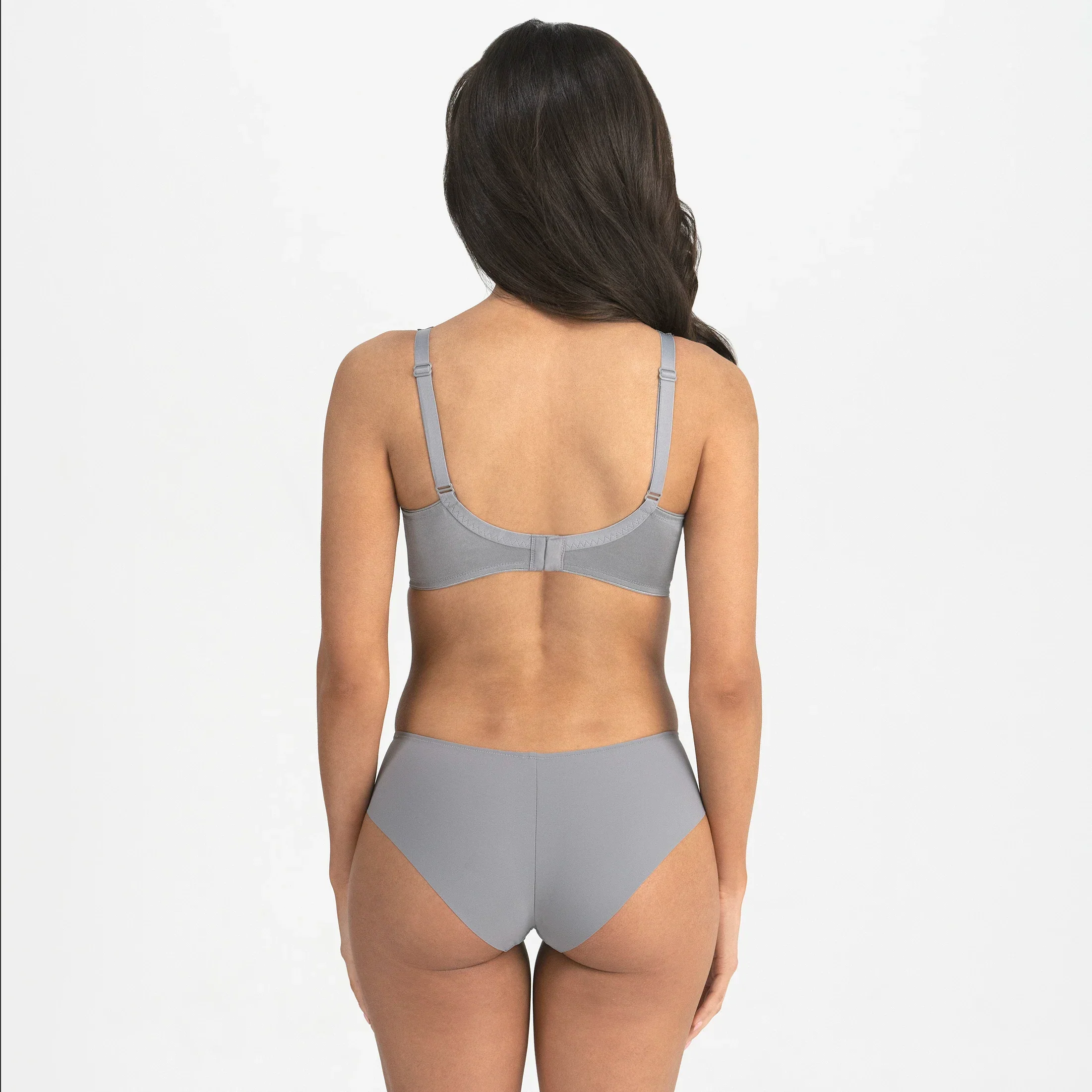 Dominique Jilian Gray Everyday Wireless Minimizer Bra - Image 6