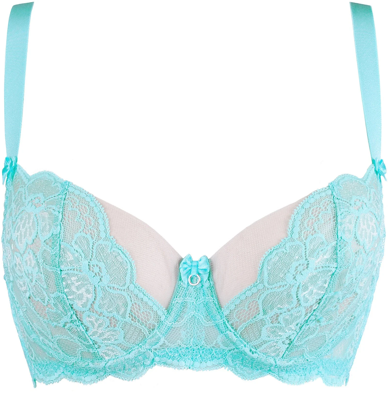 Bra Axami Allure Blue Floral Lace Balconette - Image 5