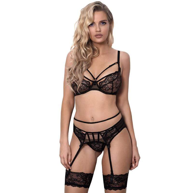 Axami Miami Vibe Sheer Lace Garter Belt - Image 5