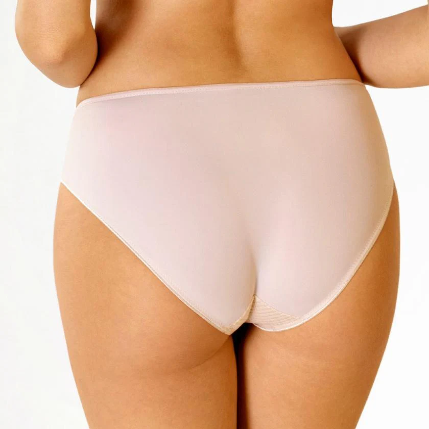 Mesh Side Bikini Panty Kamila Blush - Image 2