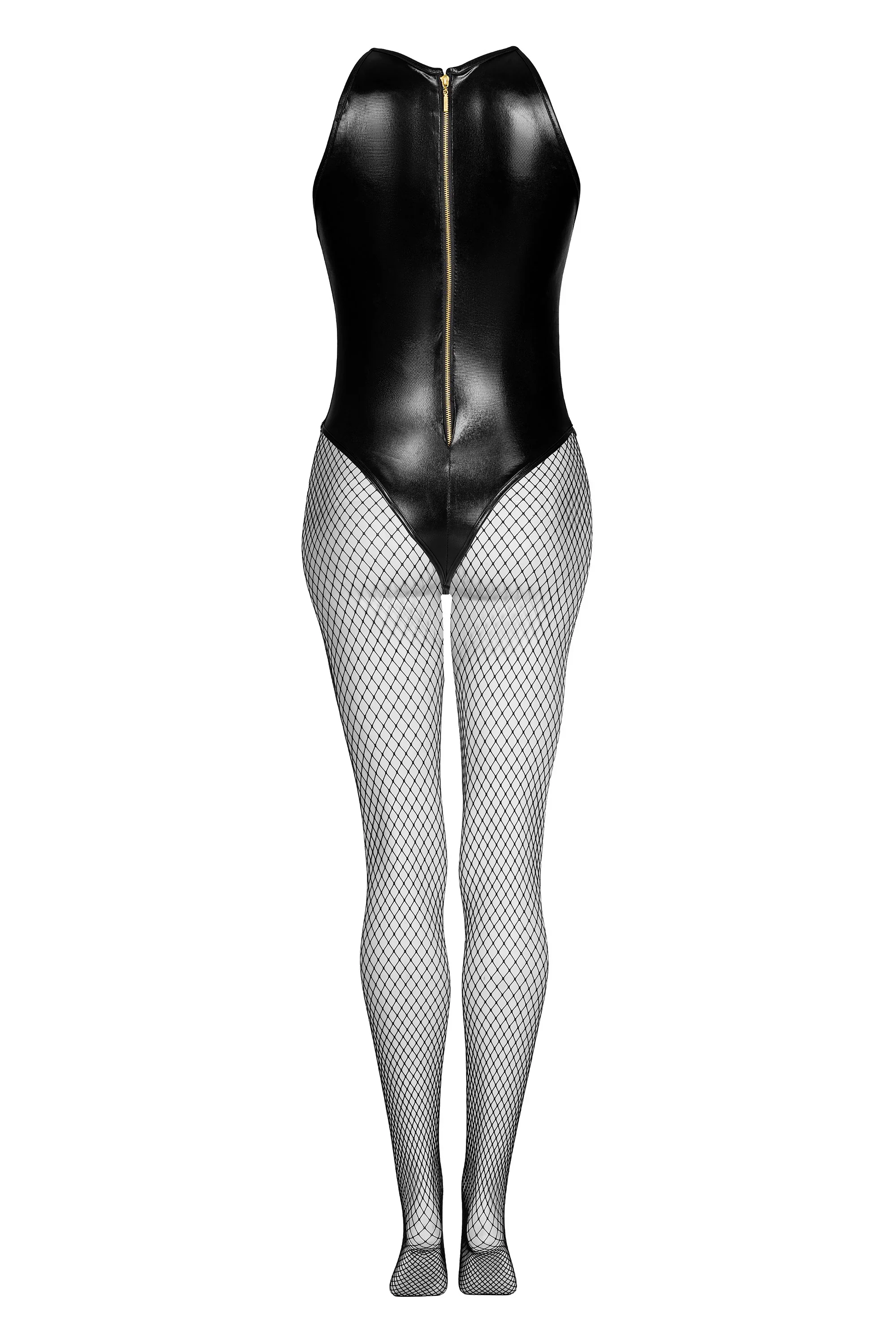 Beauty Night Dark Magnet Glossy Wetlook Bodysuit - Image 7