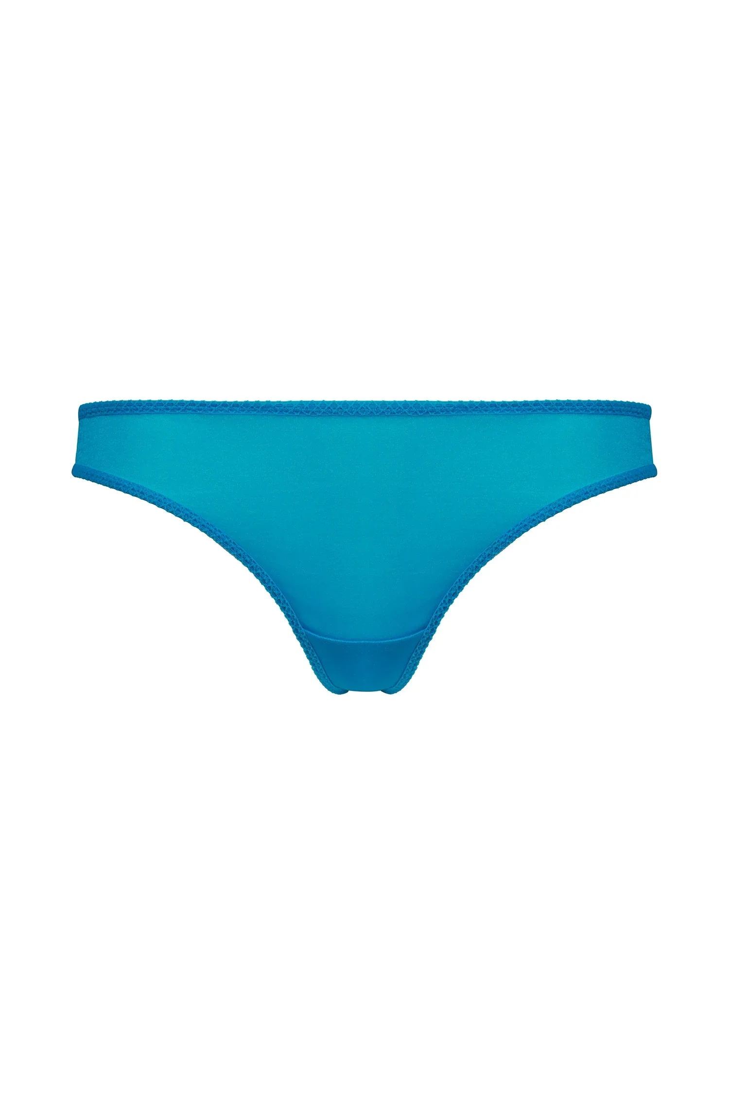 Gossard Glossies Atomic Blue Sheer Thong - Image 8