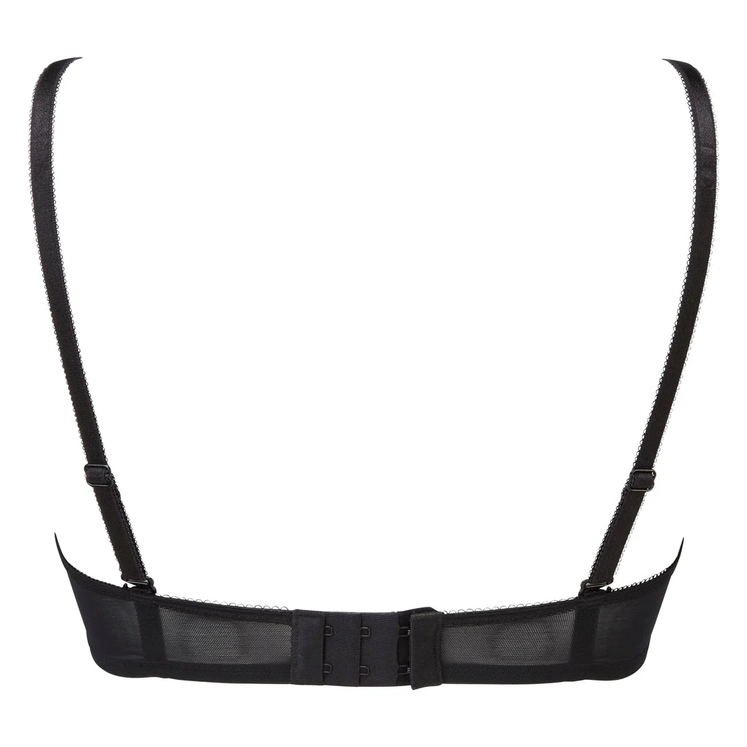 Gossard Glossies Lace Black Sheer Molded Bra - Image 4