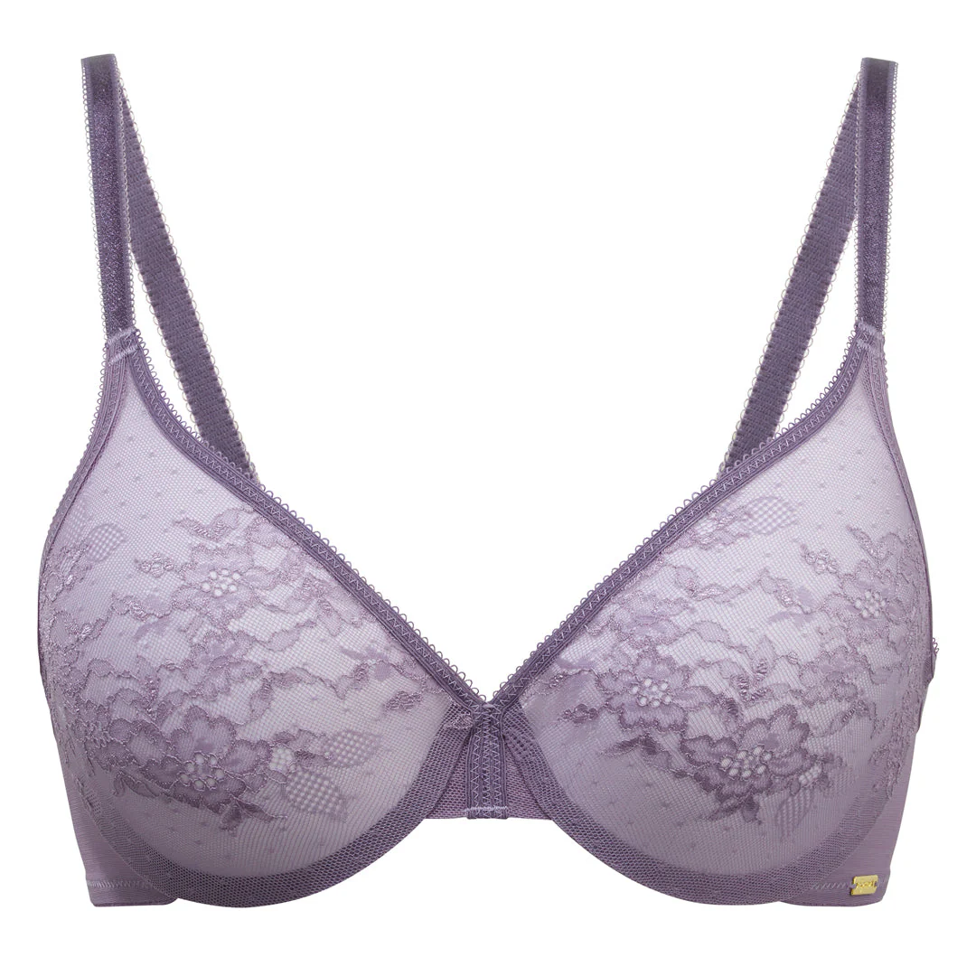 Gossard Glossies Lace Heron Sheer Molded Bra - Image 8
