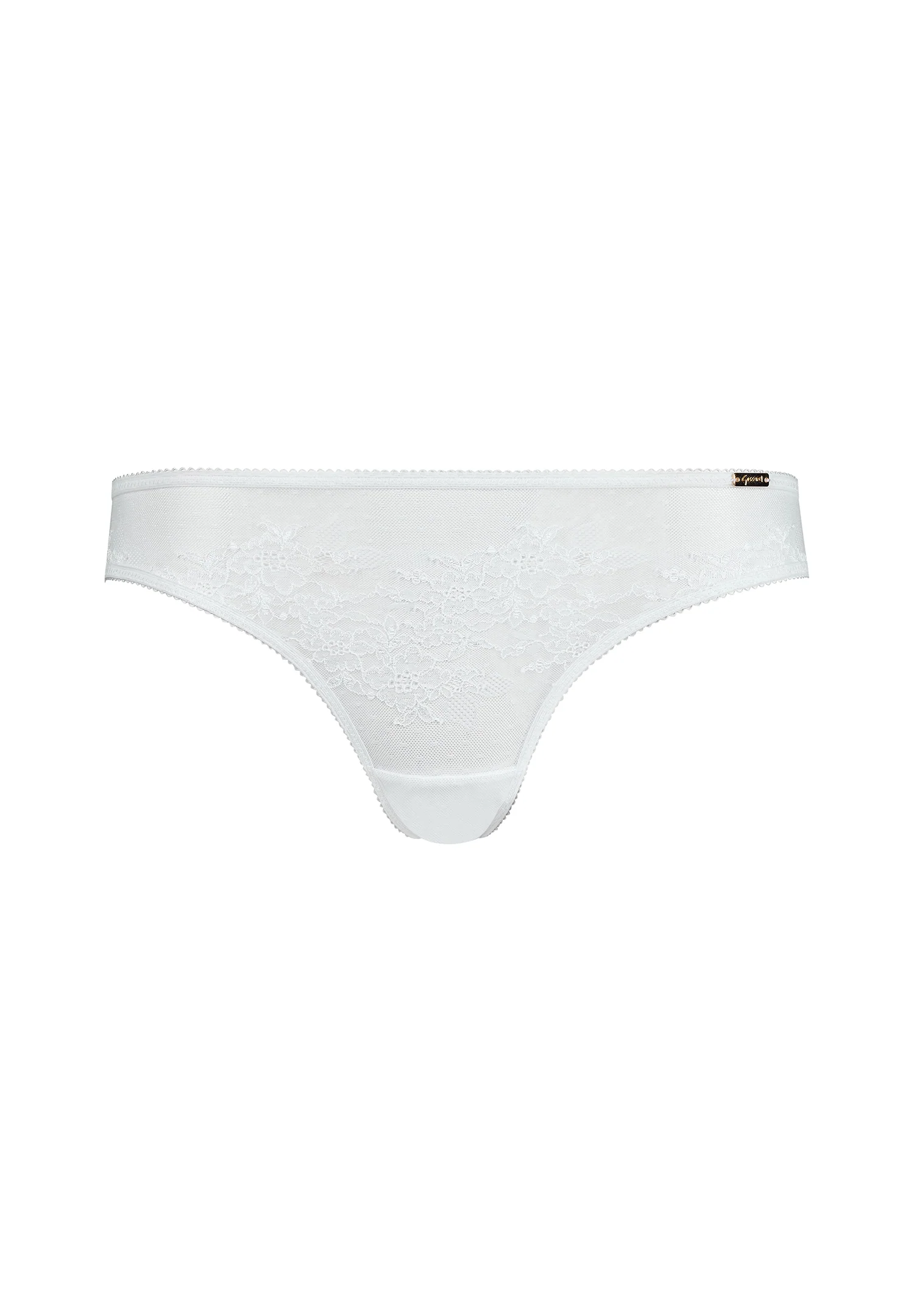 Gossard Glossies Lace White Sheer Bikini Panty - Image 7