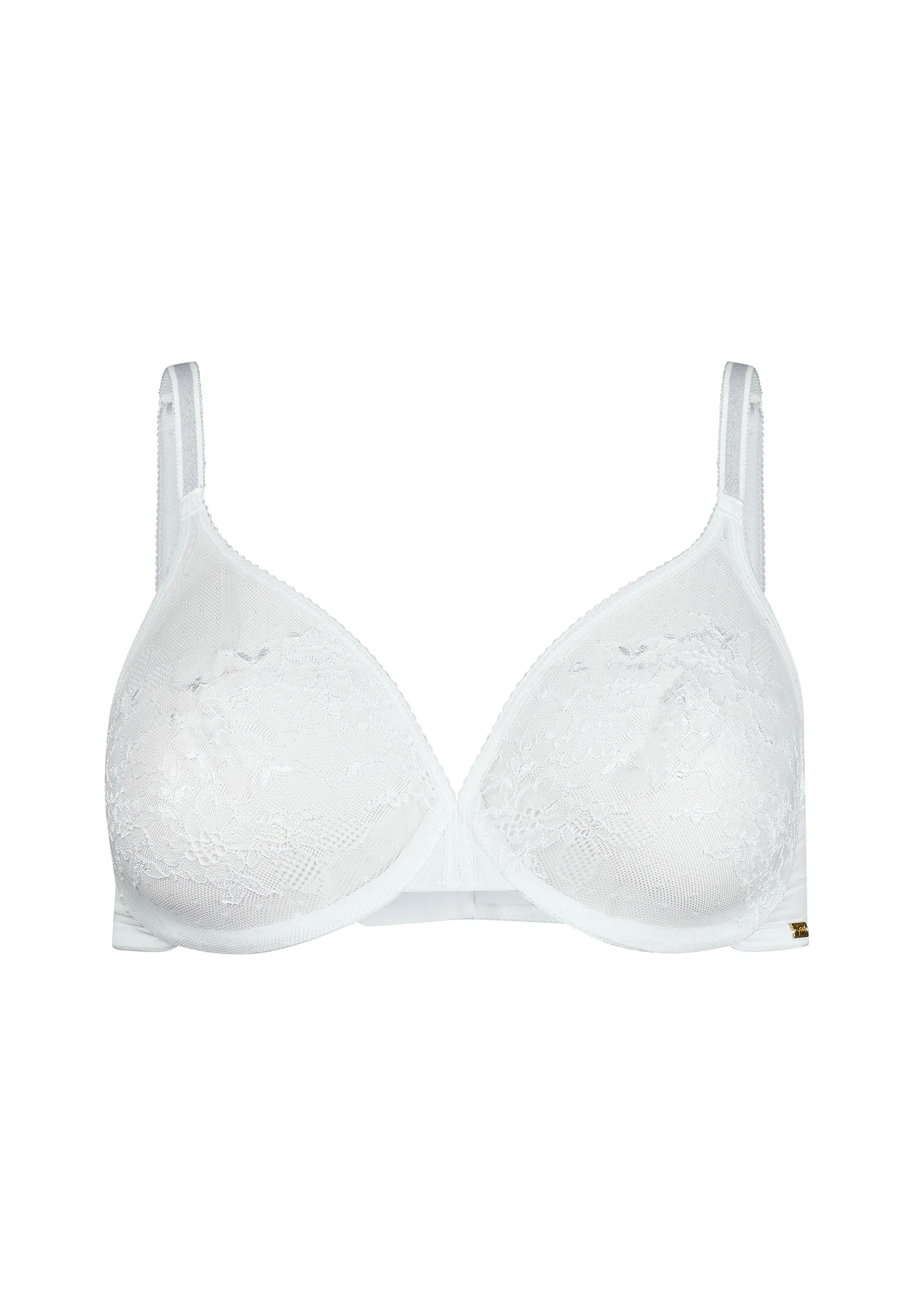 Gossard Glossies Lace White Sheer Molded Bra - Image 4