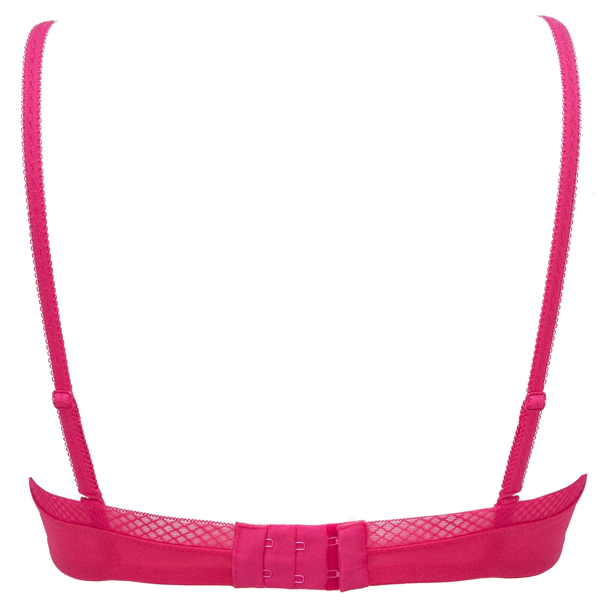Gossard Glossies Magenta Sheer Mesh Molded Bra - Image 5