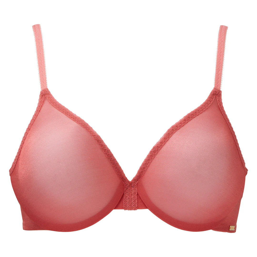 Gossard Glossies Raspberry Sorbet Sheer Molded Bra - Image 11