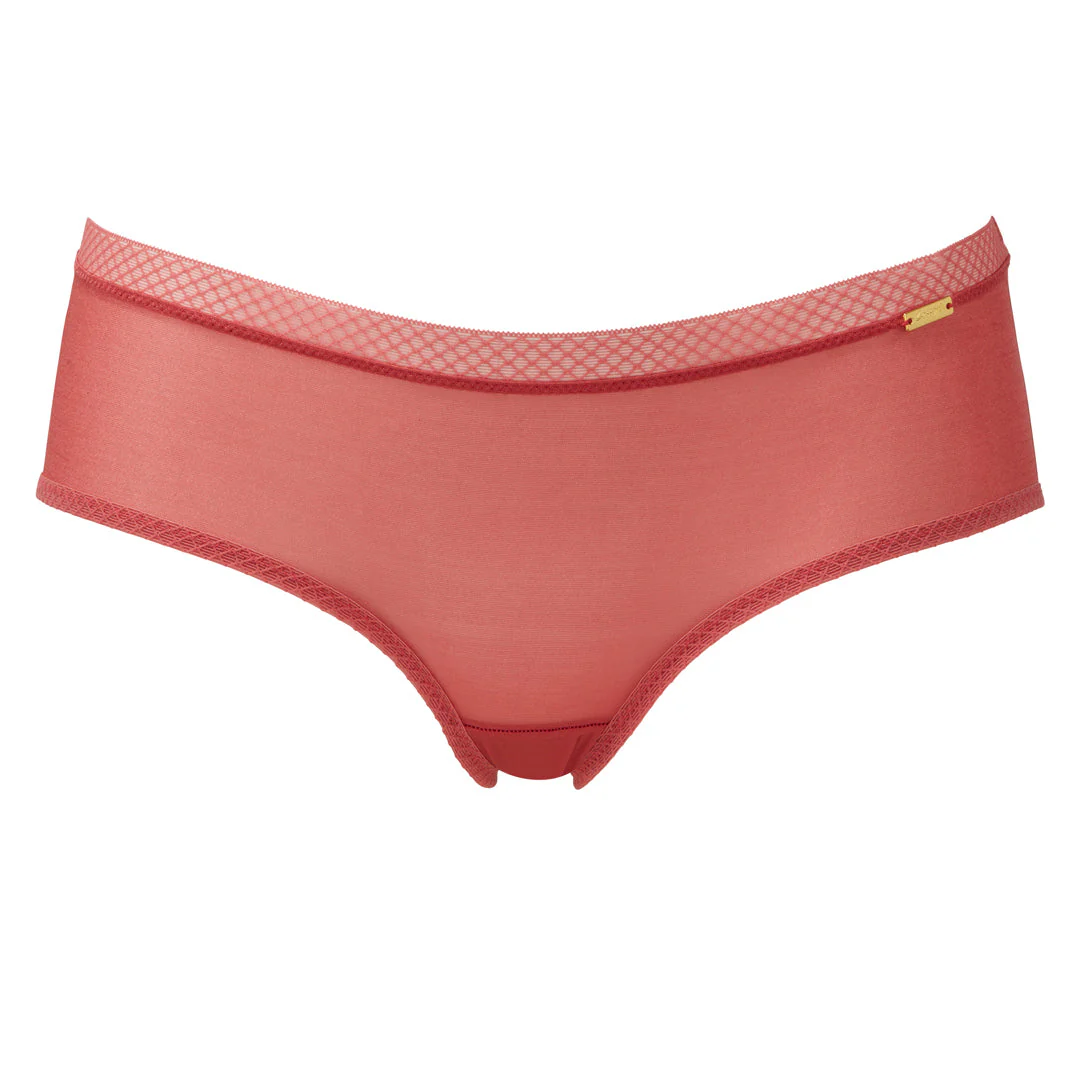 Gossard Glossies Raspberry Sorbet Sheer See Through Shorts Panty - Image 8