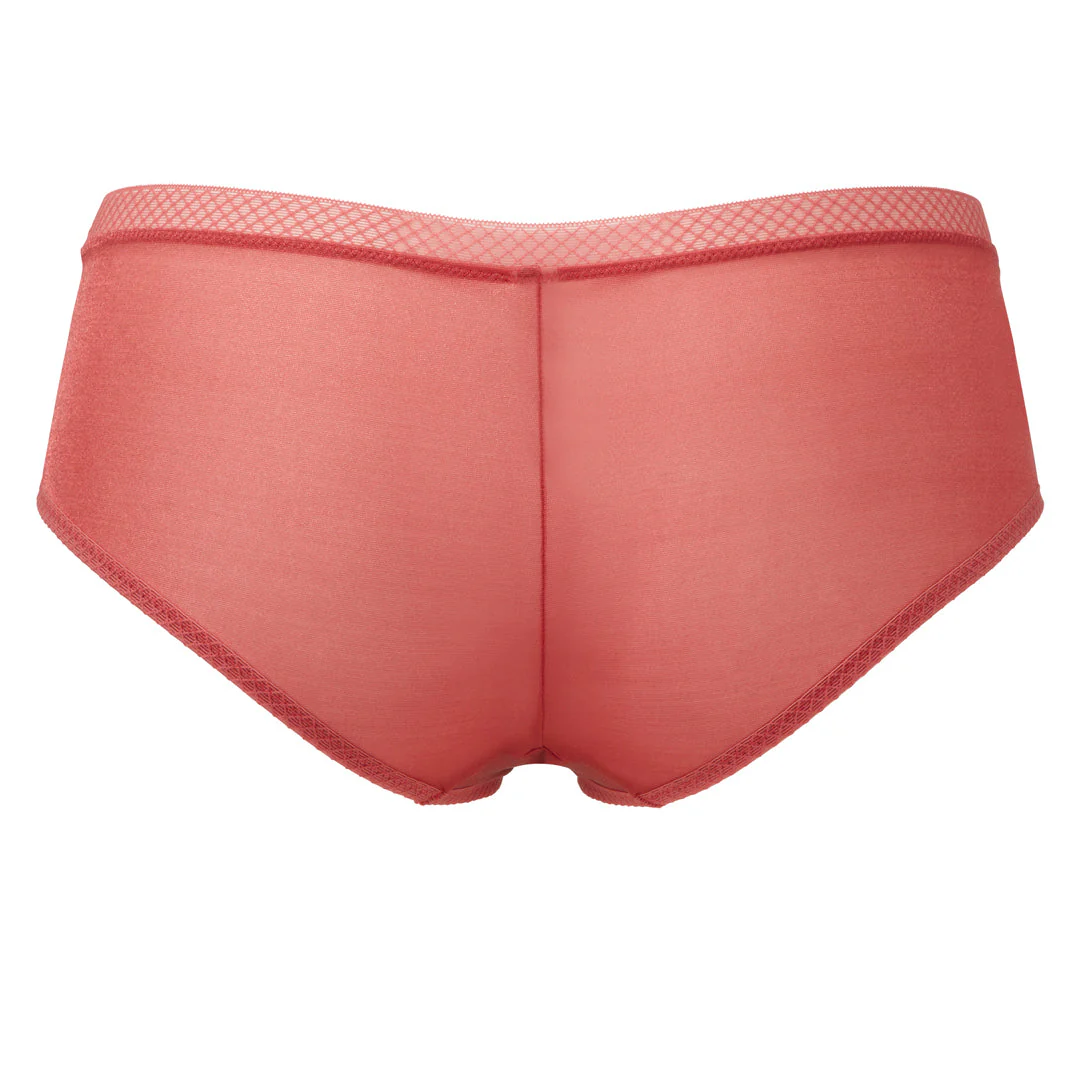 Gossard Glossies Raspberry Sorbet Sheer See Through Shorts Panty - Image 9