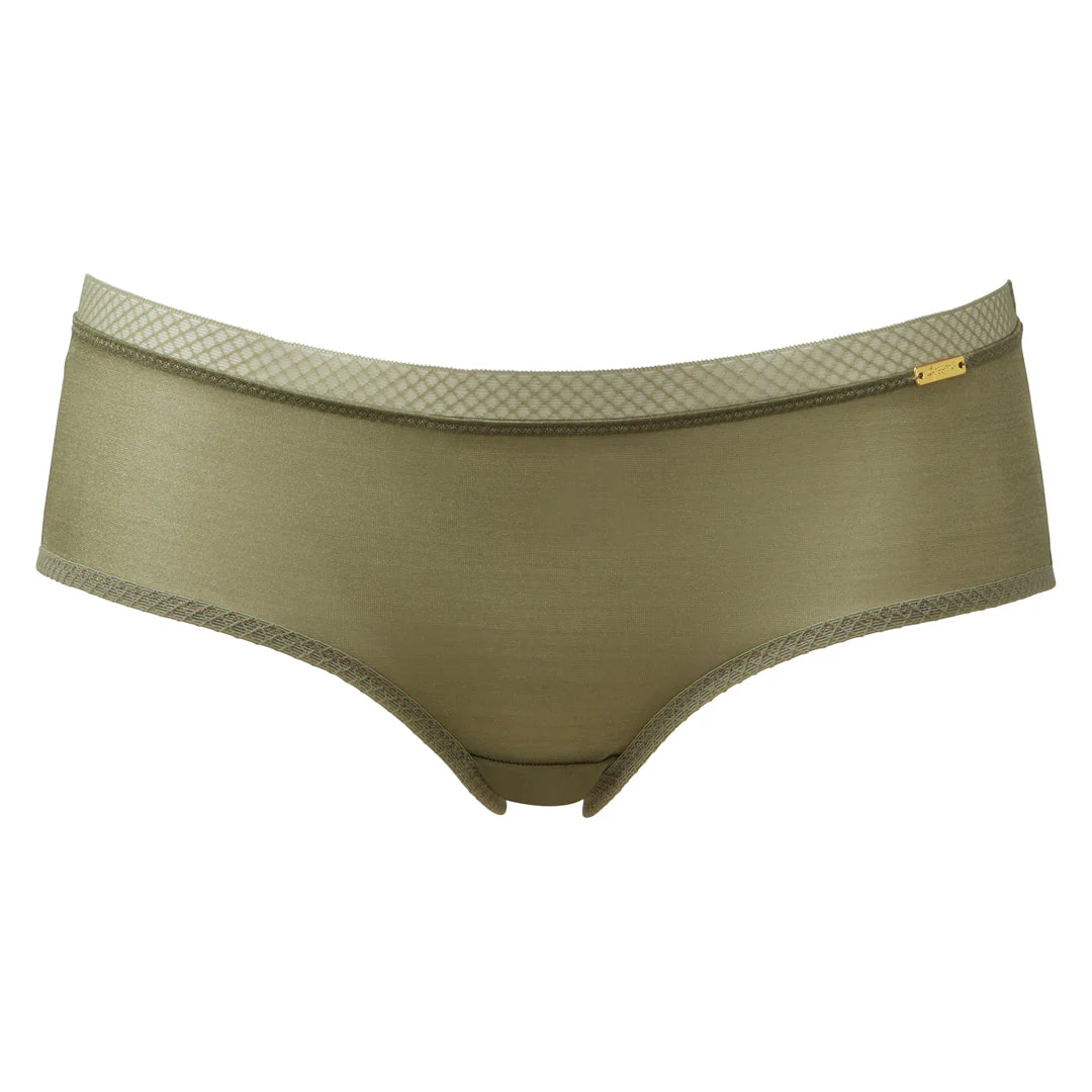 Gossard Glossies Sage Sheer See Through Shorts Panty - Image 8