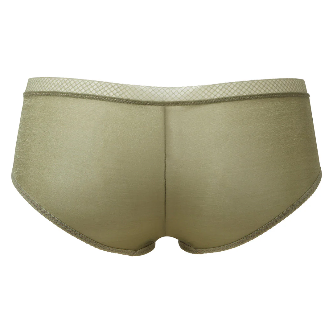 Gossard Glossies Sage Sheer See Through Shorts Panty - Image 9