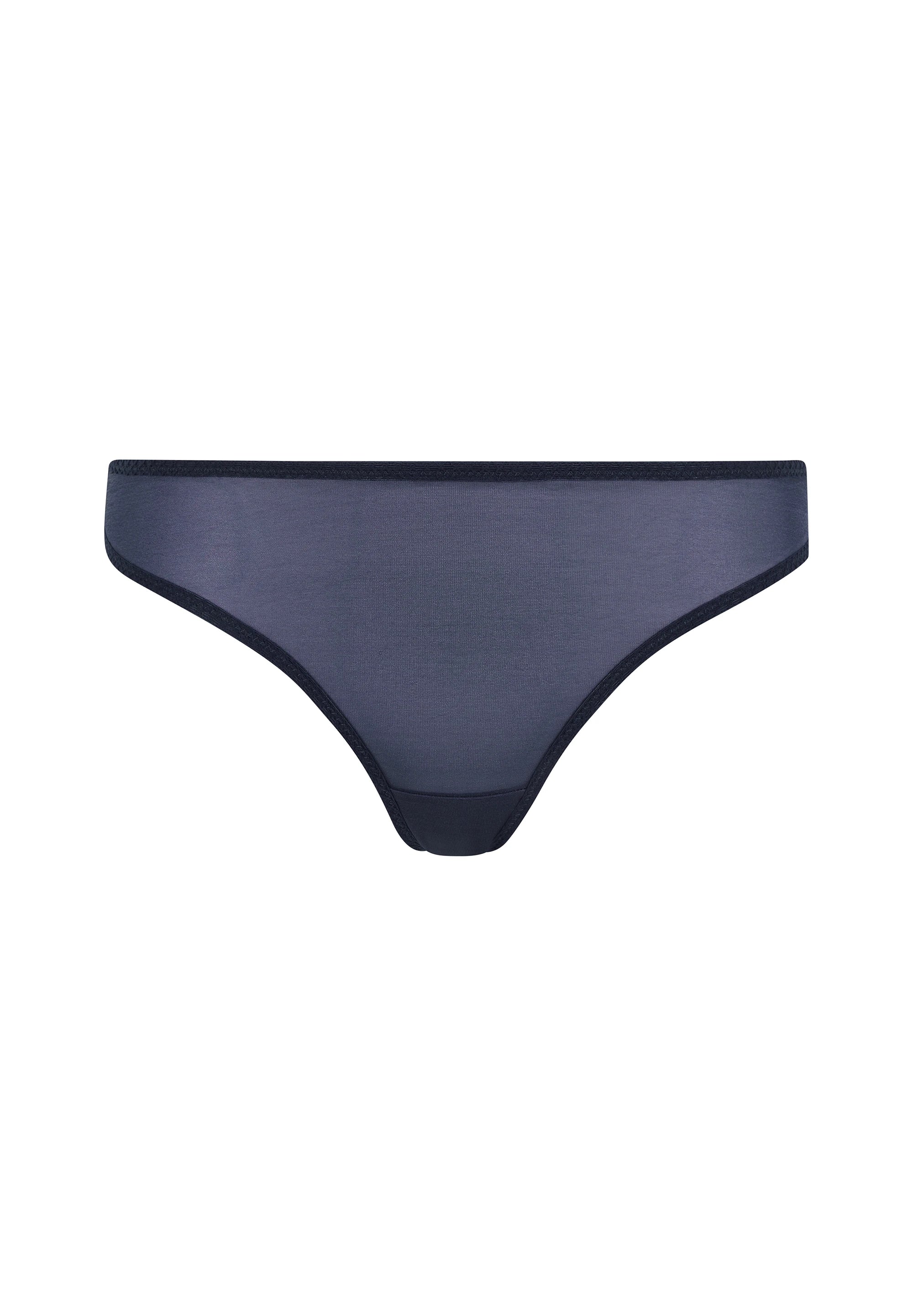 Gossard Glossies Shadow Blue Sheer Thong Panties - Image 5