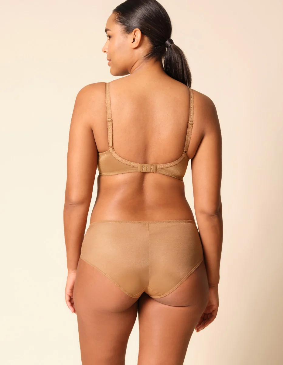 Gossard Glossies Bronze Sheer See Through Shorts Panty - Image 6