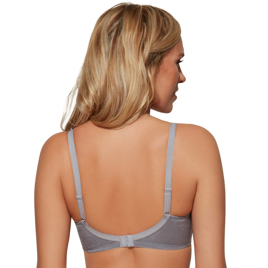 Gossard Glossies Silver Sheer Molded Bra - Image 2