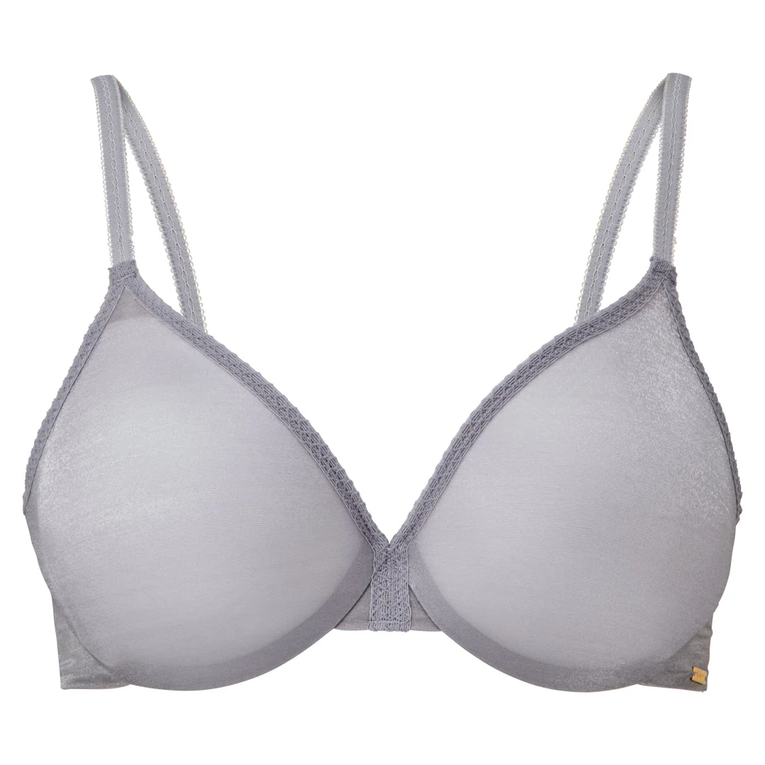 Gossard Glossies Silver Sheer Molded Bra - Image 7