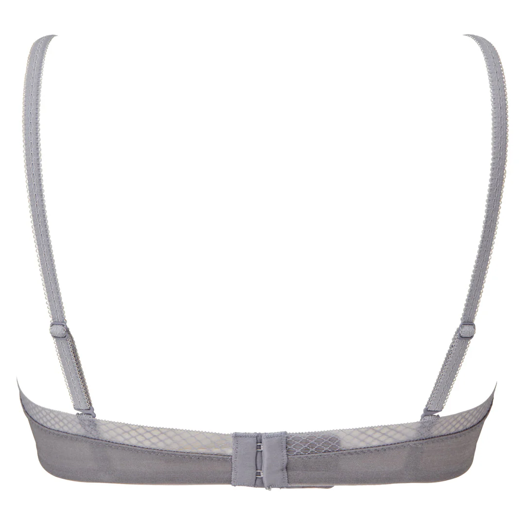 Gossard Glossies Silver Sheer Molded Bra - Image 8