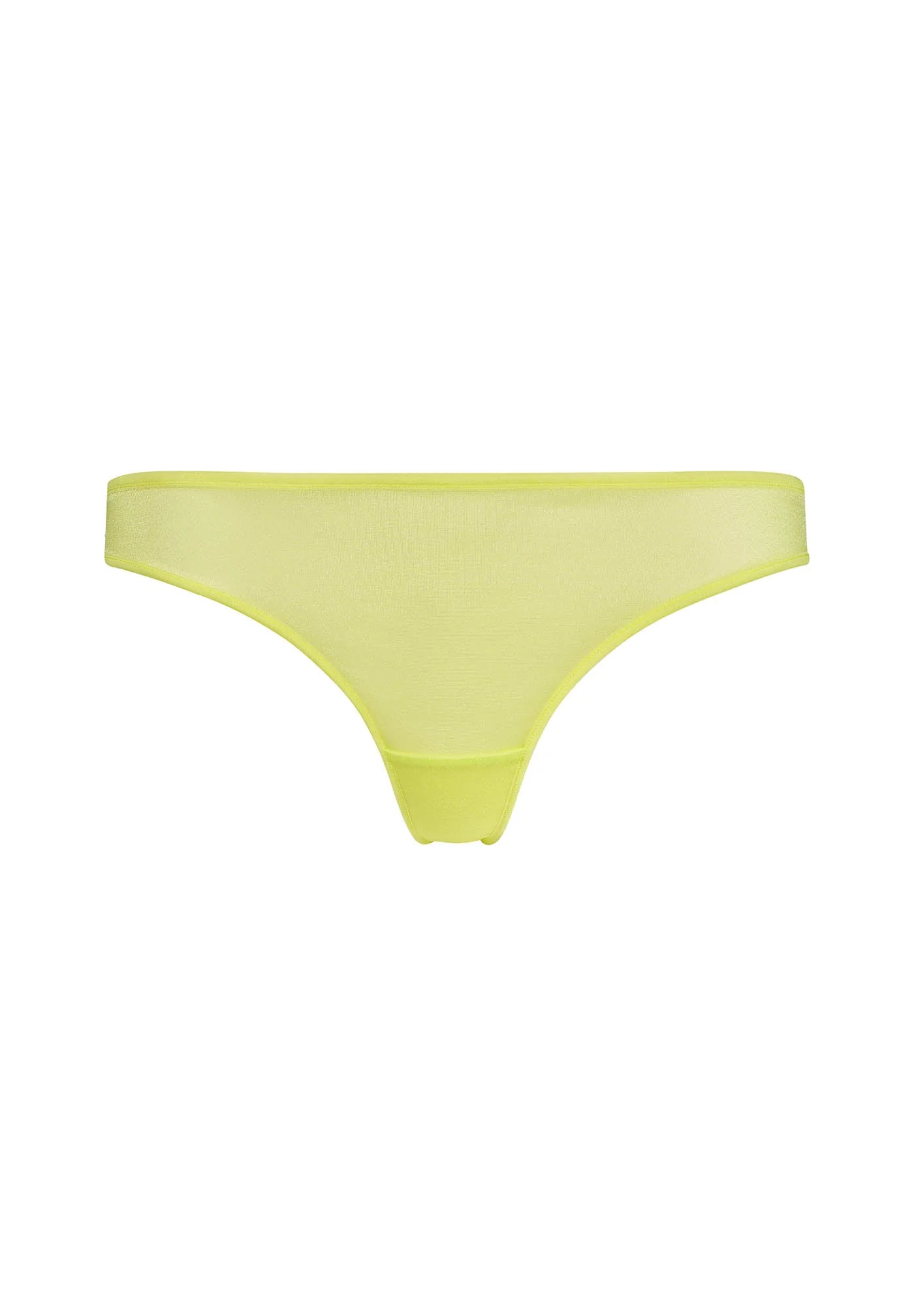 Gossard Glossies Sunny Lime Sheer Thong - Image 5