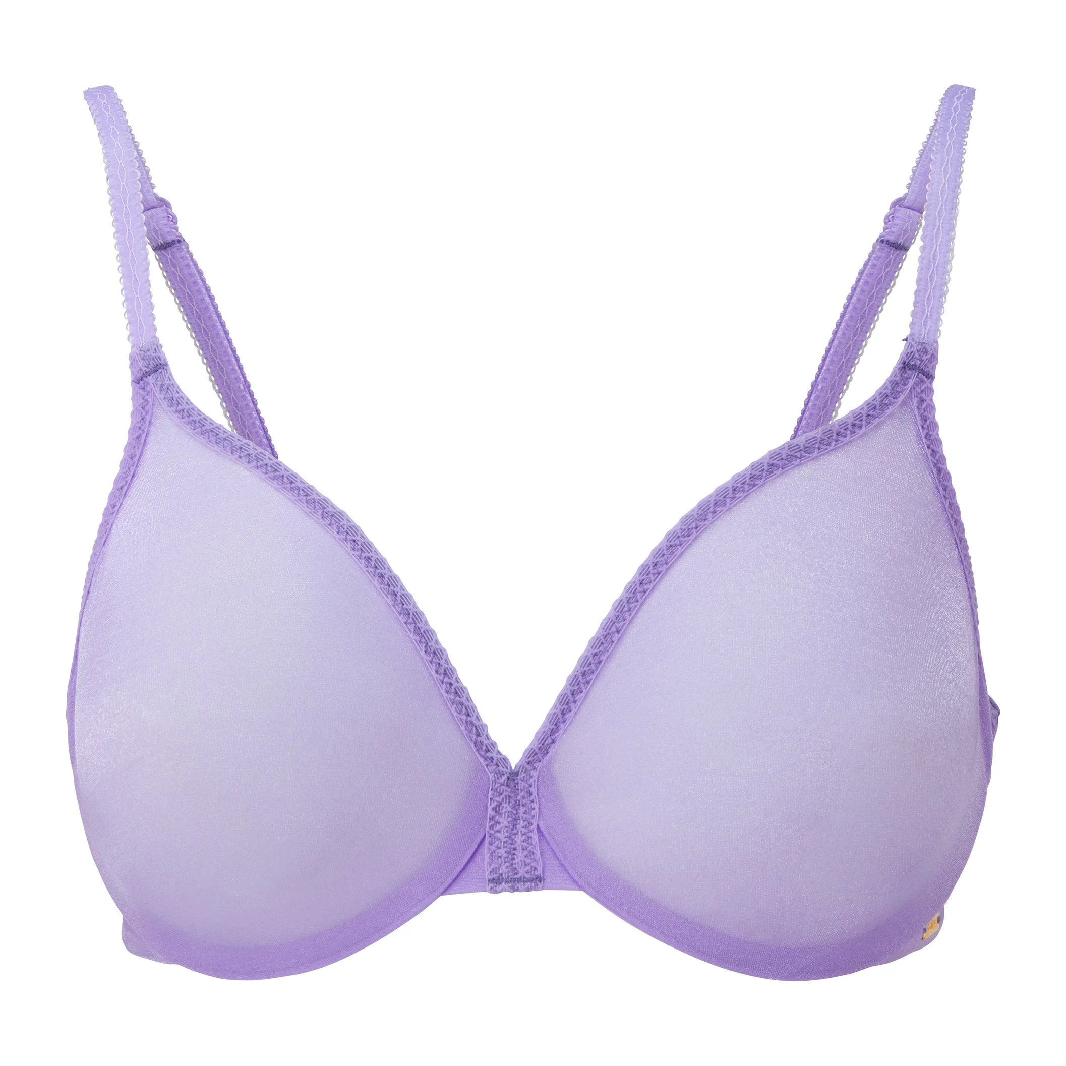 Gossard Glossies Violet Sheer Mesh Molded Bra - Image 6