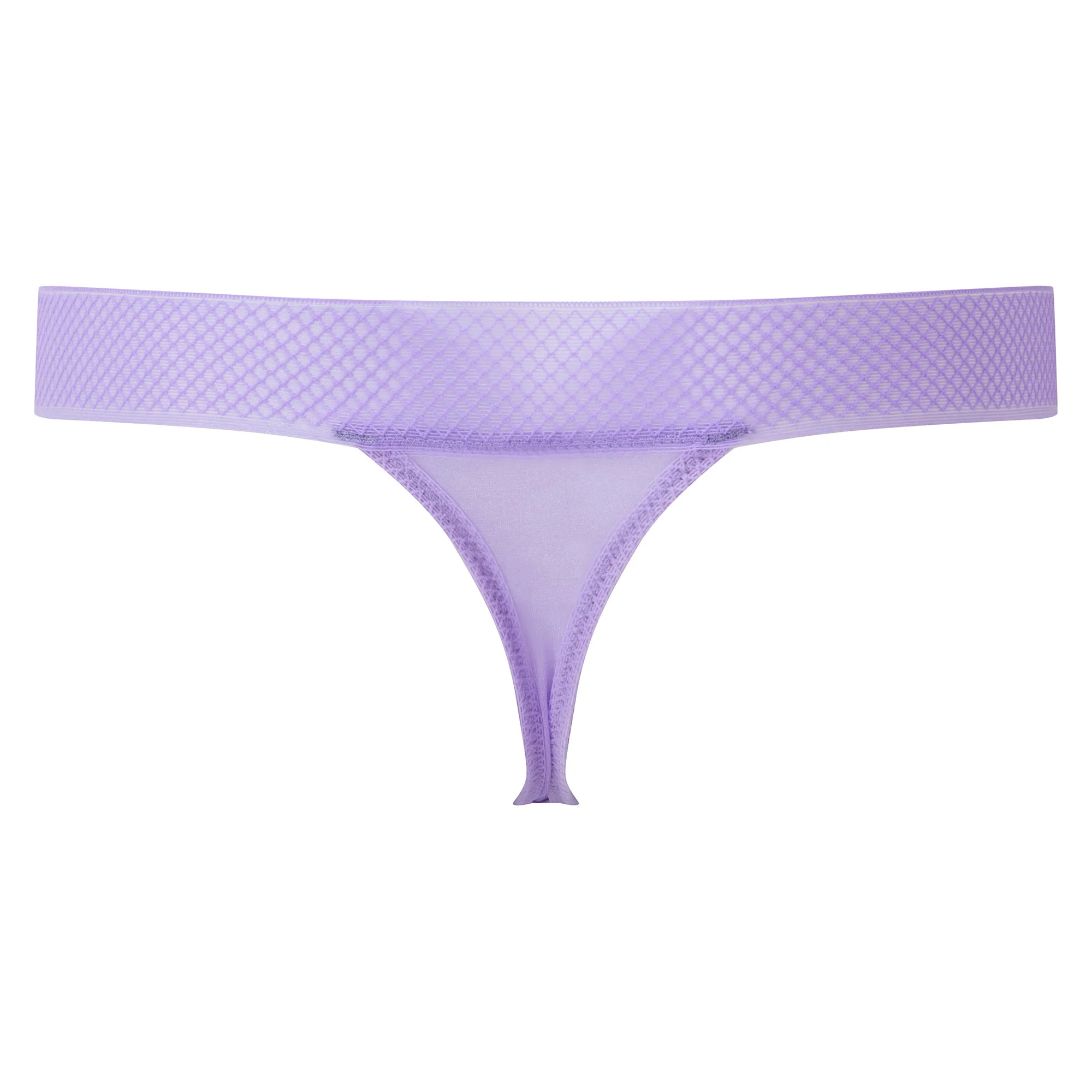 Gossard Glossies Violet Sheer Mesh Tanga Thong Panty - Image 7