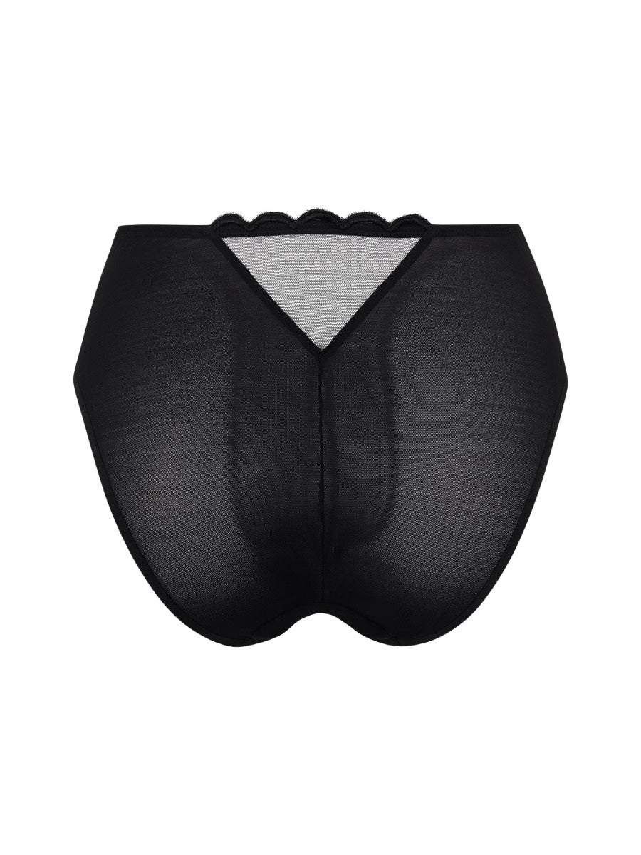 Gossard Obsession Black Sheer Deep Brief Panty - Image 4