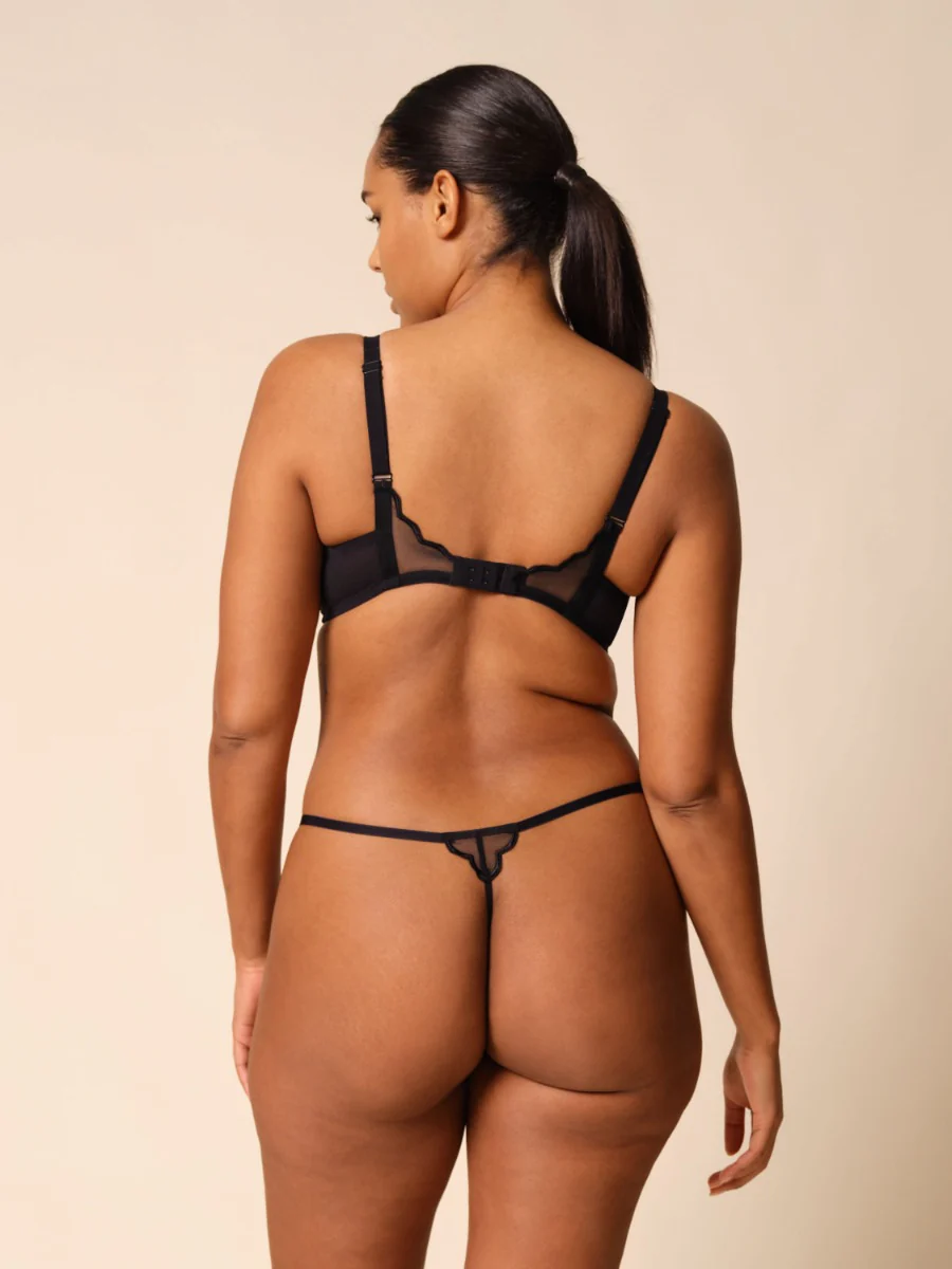Gossard Obsession Black Sheer G-String Thong - Image 3