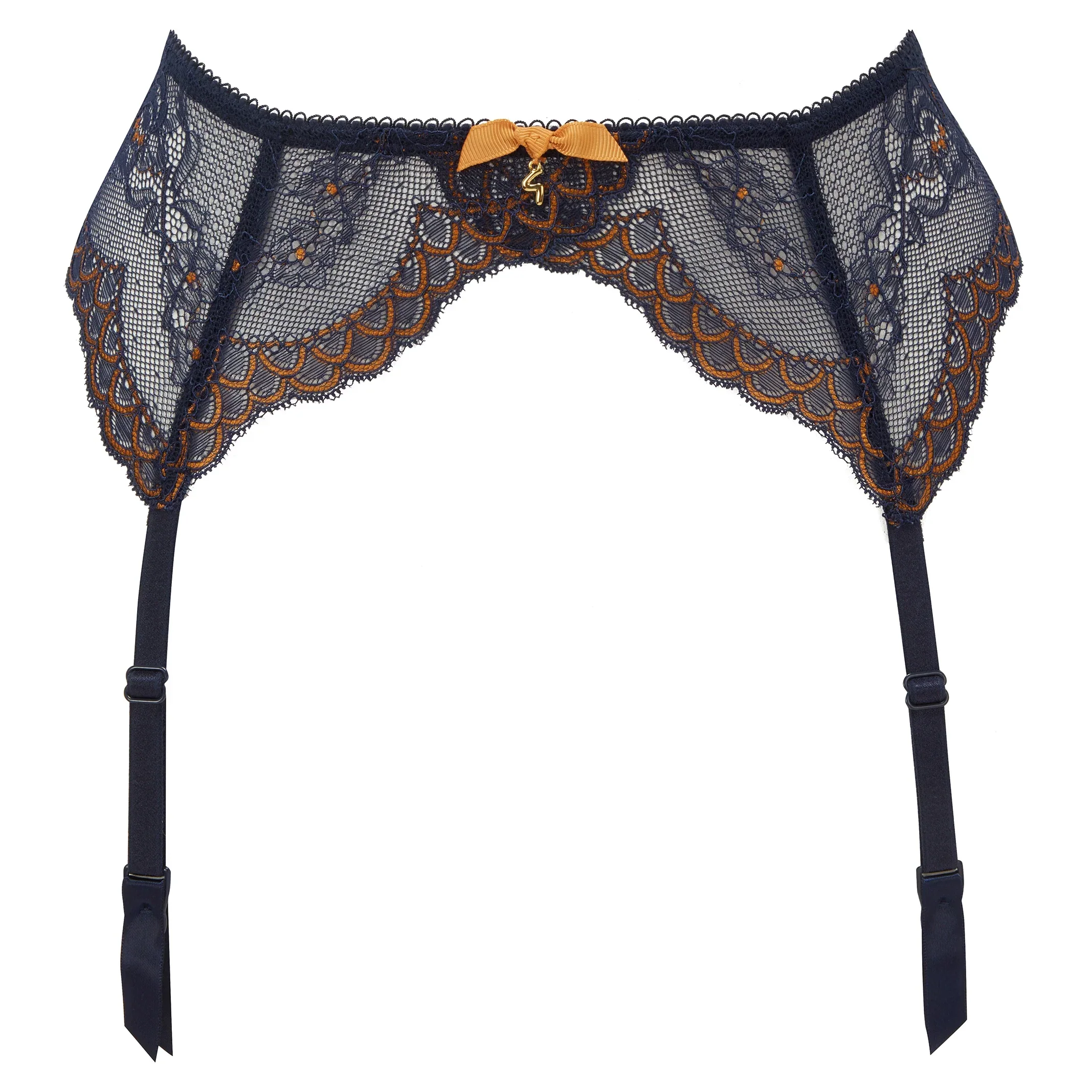 Gossard Superboost Lace Midnight Blue Garter Belt - Image 3