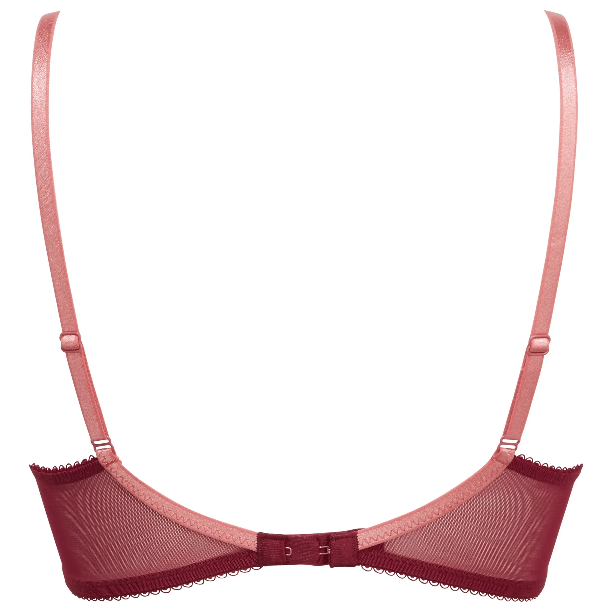 Gossard Superboost Lace Raspberry Sorbet Plunge Bra - Image 4