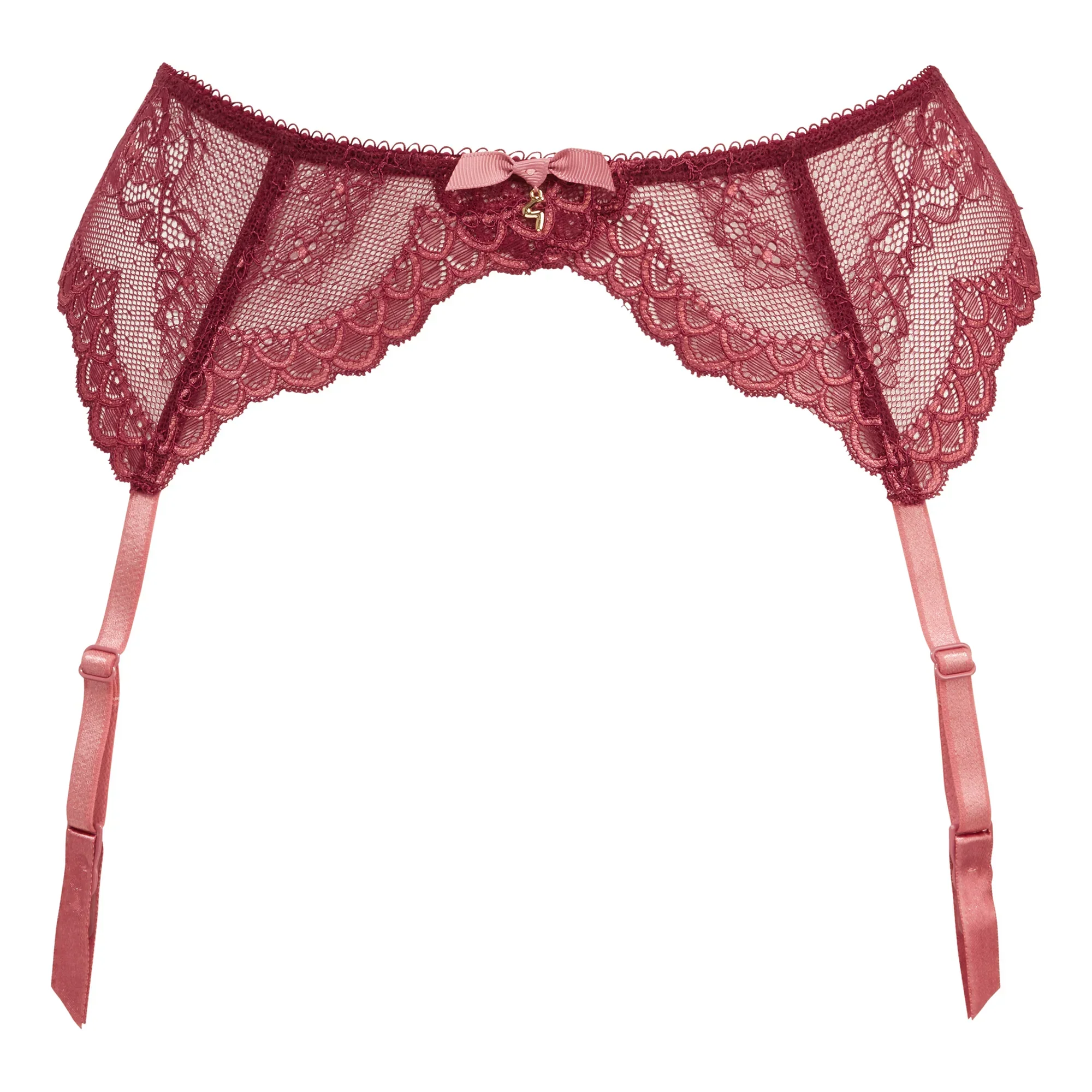 Gossard Superboost Lace Raspberry Sorbet Garter Belt - Image 3