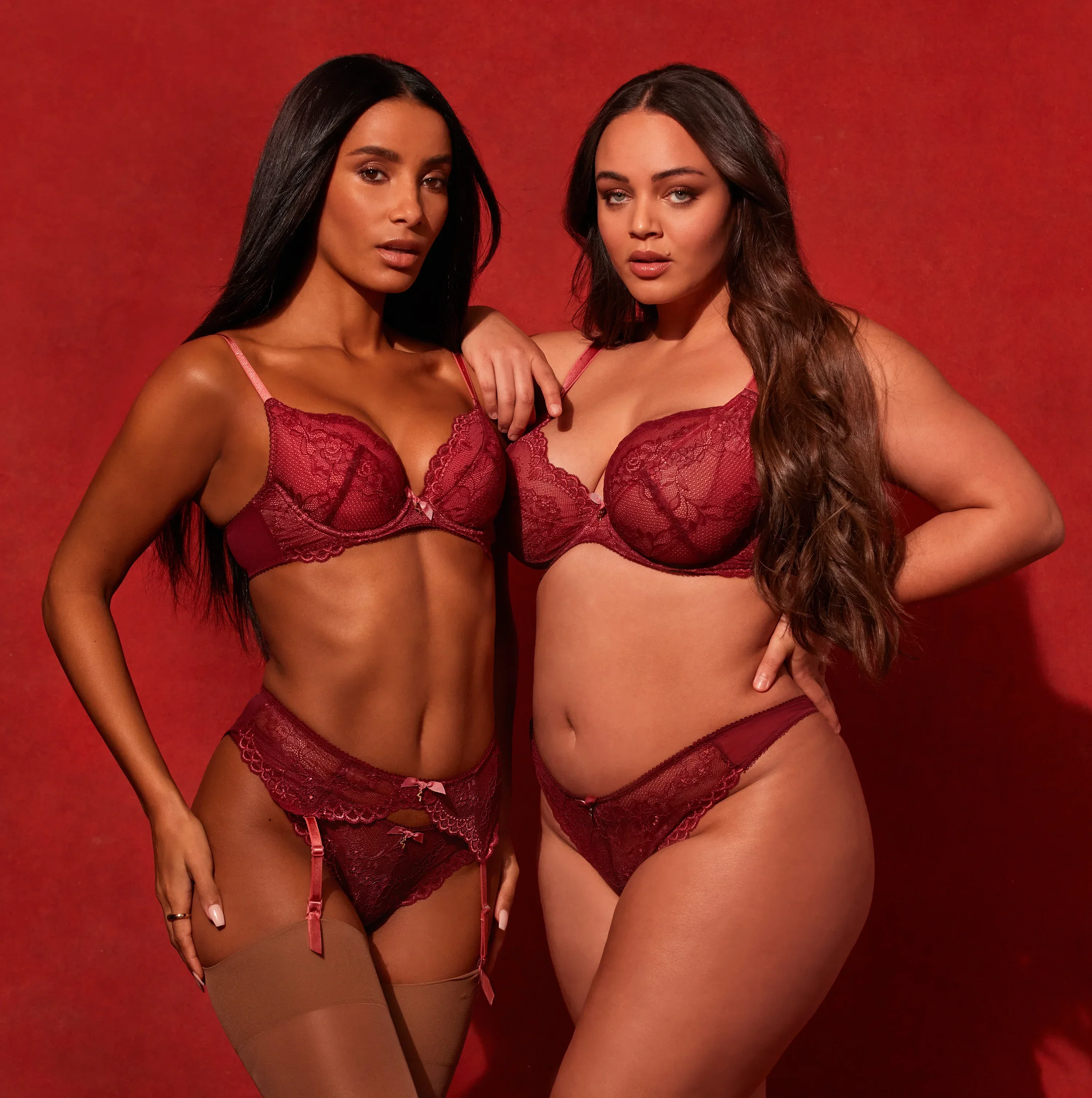 Gossard Superboost Lace Raspberry Sorbet Garter Belt - Image 6