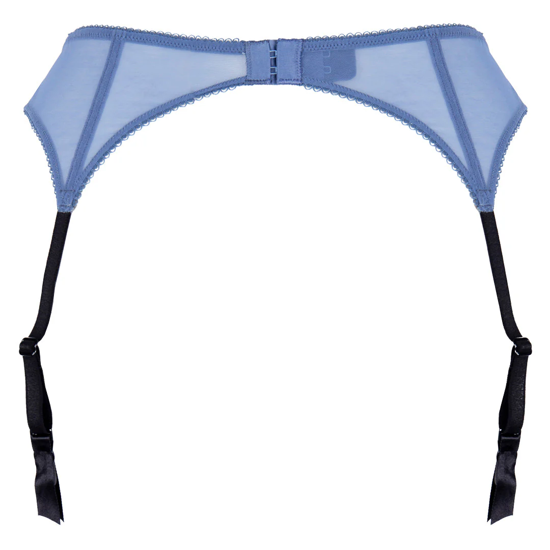 Gossard Superboost Lace Moonlight Blue Garter Belt - Image 8