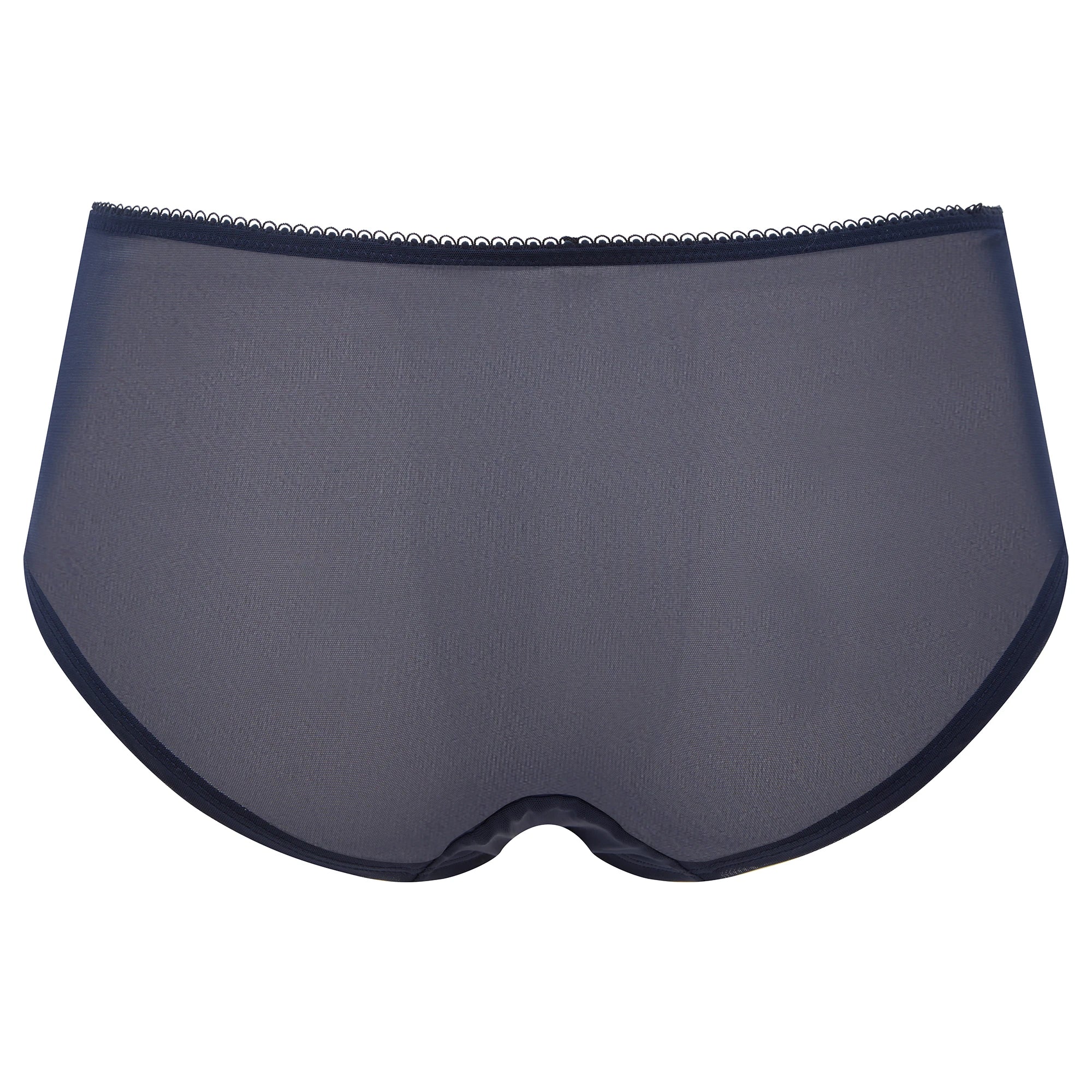 Gossard Superboost Lace Midnight Blue Sheer Shorts Panty - Image 4