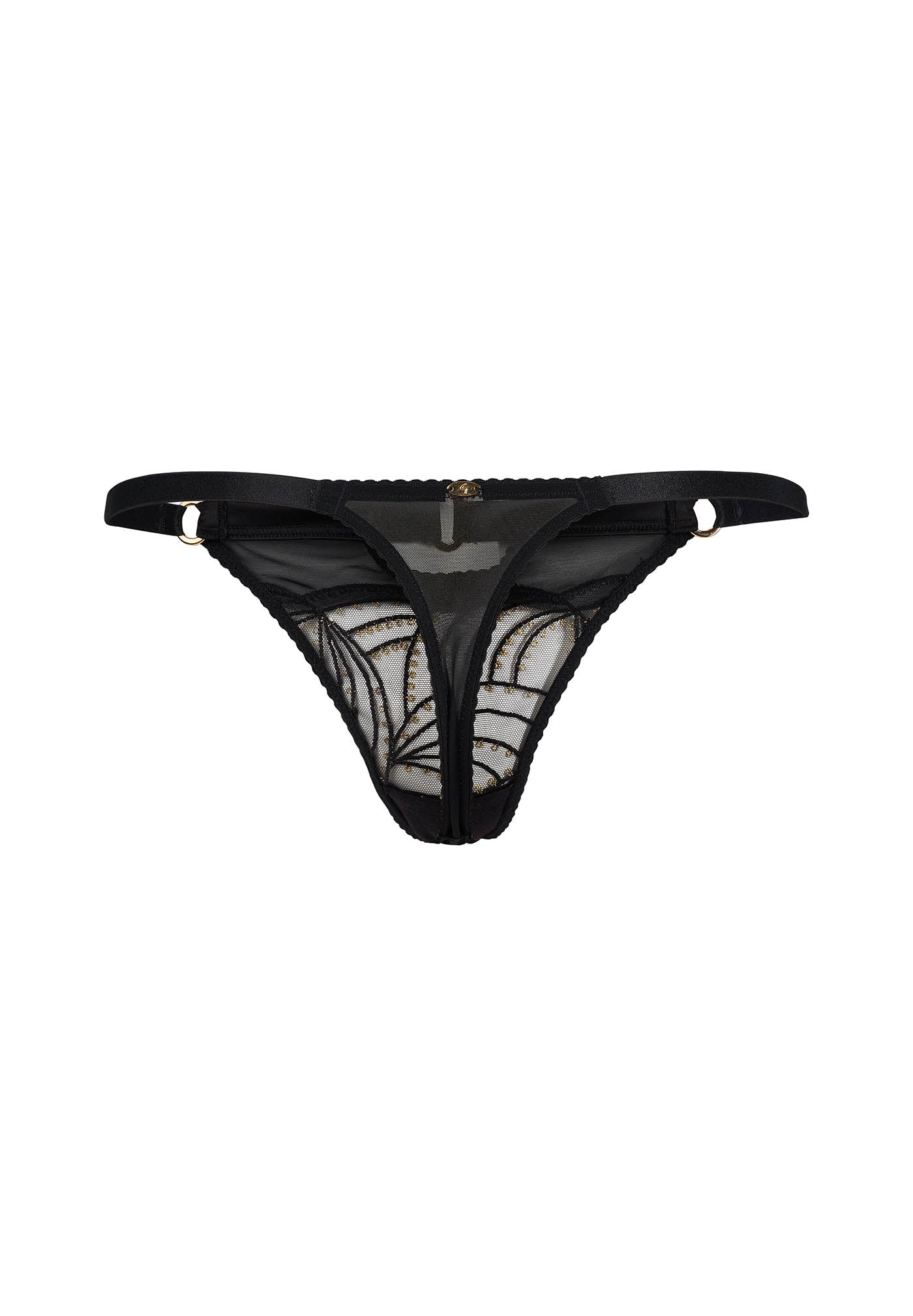 Gossard Viva Black Sheer Thong Panty - Image 6