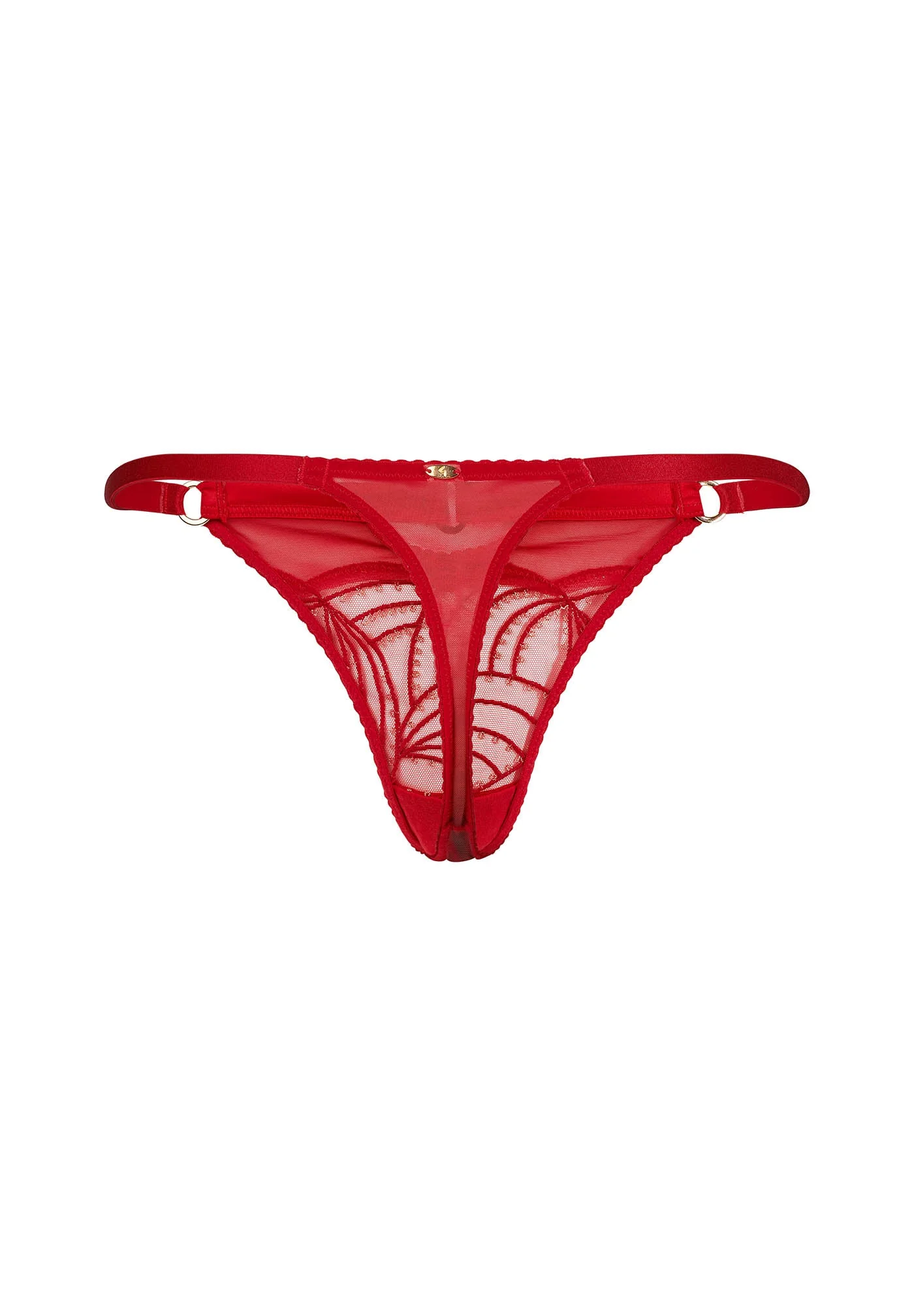 Gossard Viva Red Sheer Thong Panty - Image 6