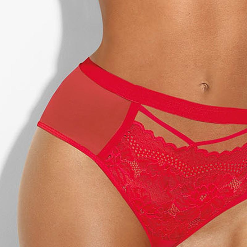 High Waist Lace Thong Panty Sawren Si - Image 3