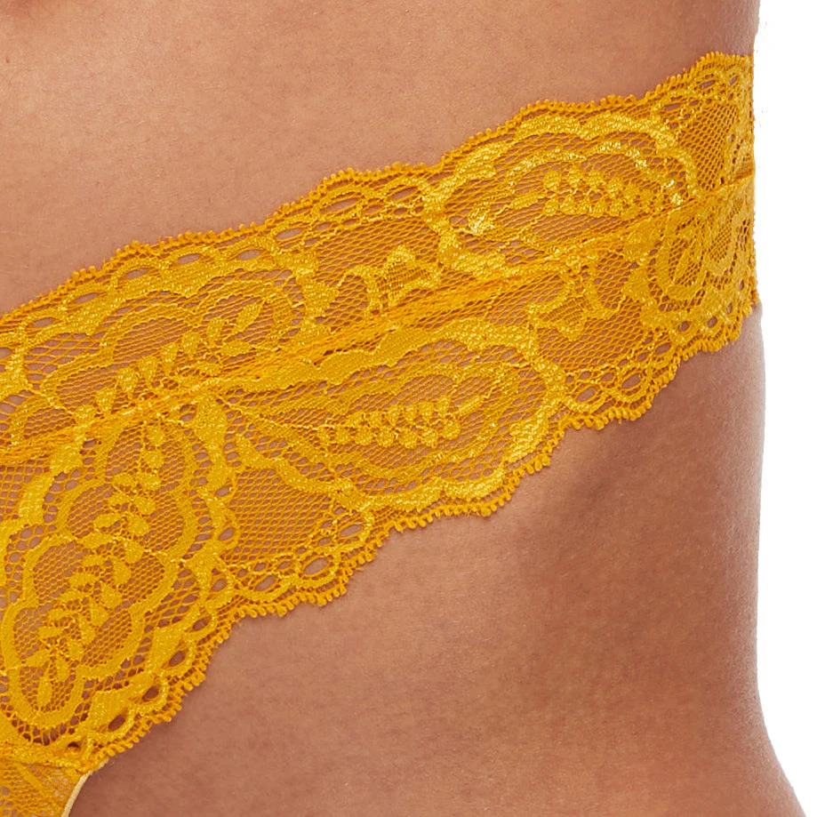Kinga Sunkiss Soft Lace Sheer Tanga Panty - Image 3